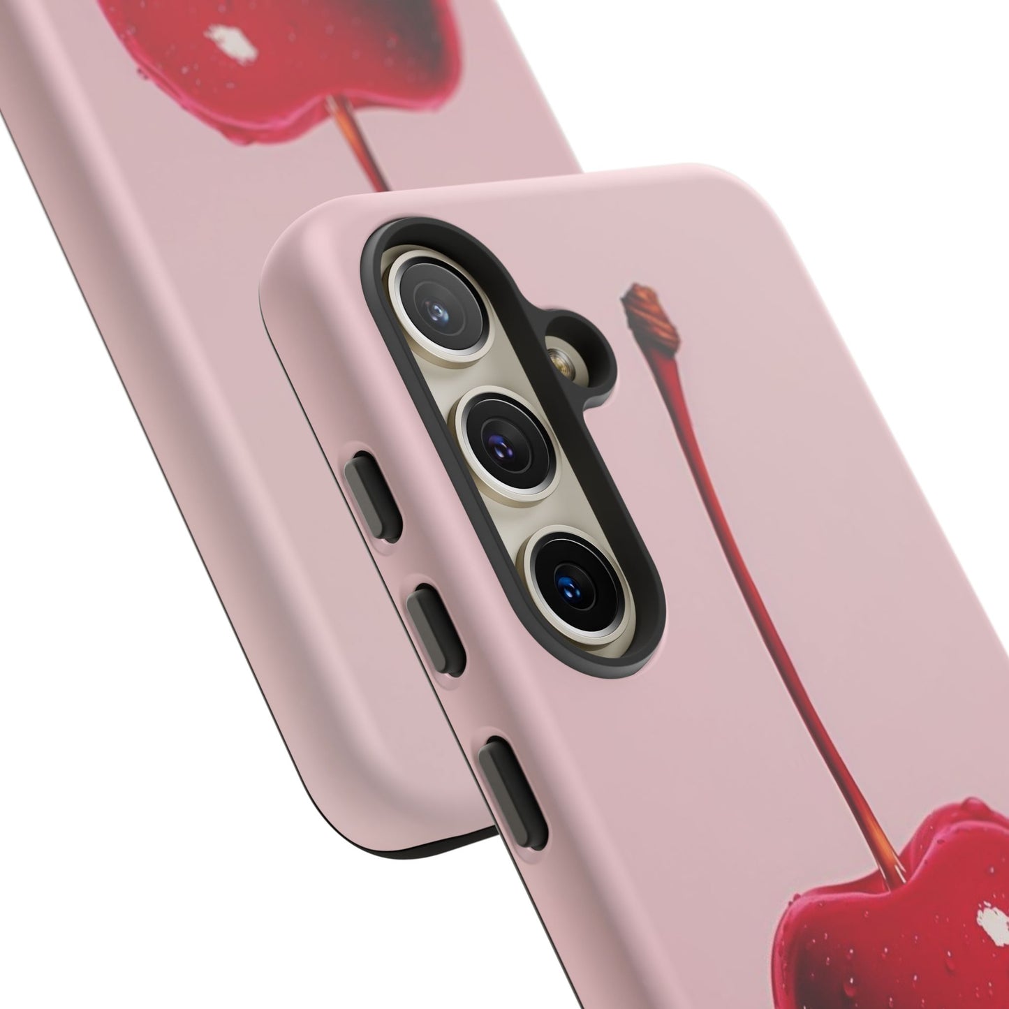 Cherry Drip Phone Case, Tough Phone Cover, Cute Cherry Accessory, Trendy Mobile Case, Kawaii Phone Case, Gift for Her