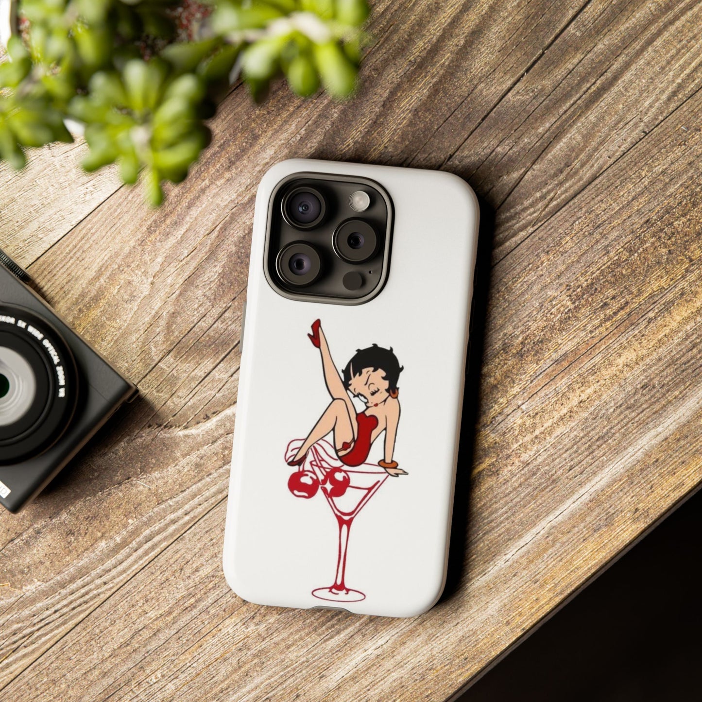 Betty Boop Martini Phone Case - Stylish Tough Cases for Fun Lovers