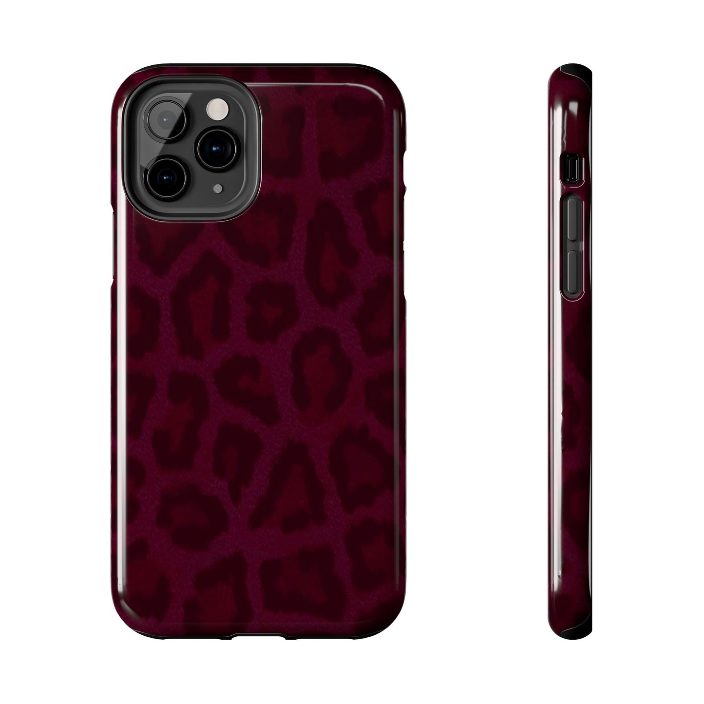 Chic Leopard Print Tough Phone Cases - Stylish Protection for Your Device