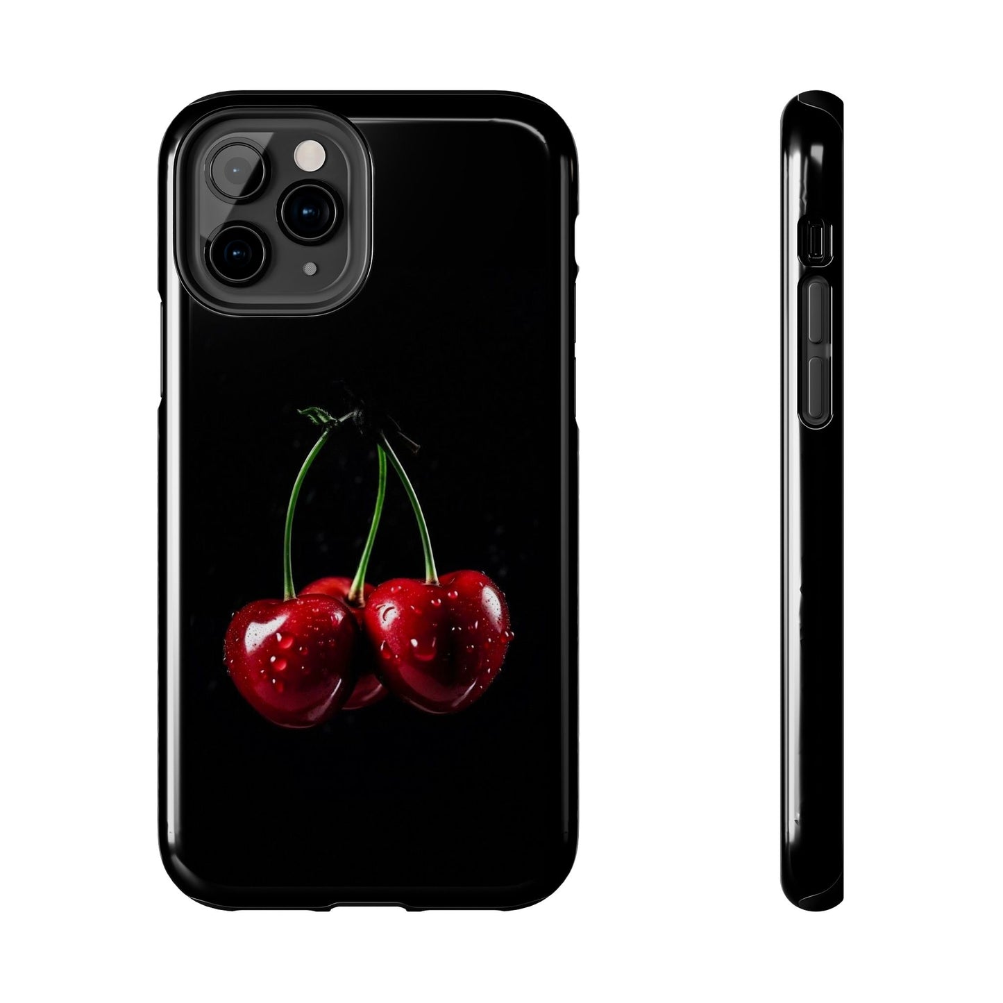 Cherry Splash Tough Phone Case - Durable, Stylish Protection