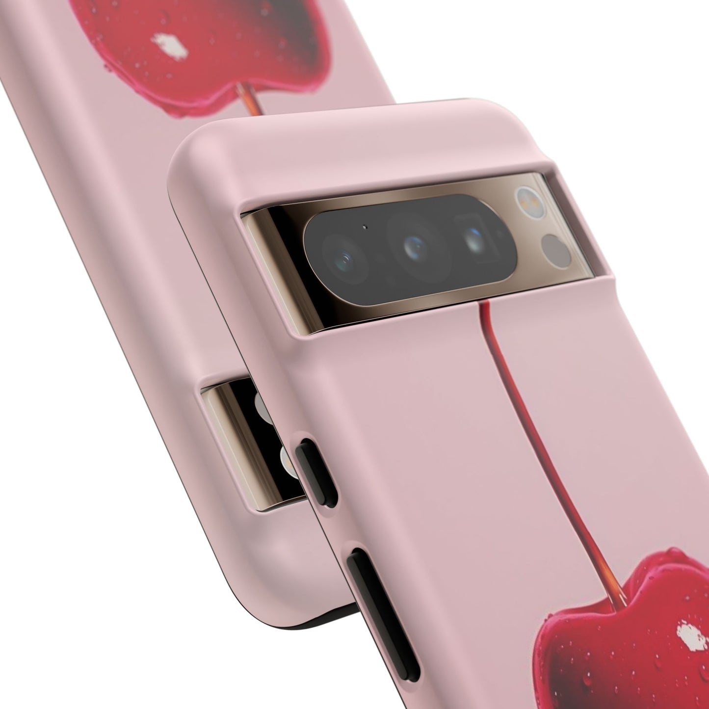 Cherry Drip Phone Case, Tough Phone Cover, Cute Cherry Accessory, Trendy Mobile Case, Kawaii Phone Case, Gift for Her