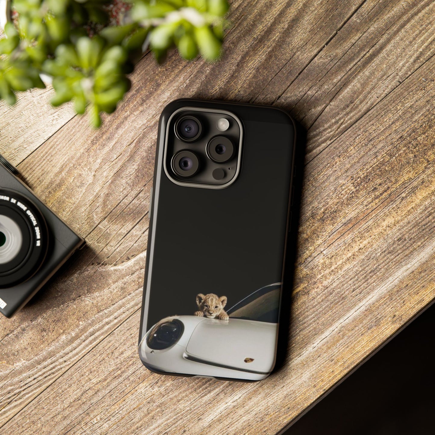Wildlife-Inspired Phone Case with Lion Cub, Perfect Gift for Animal Lovers, Unique Phone Accessory for Car Enthusiasts, Stylish [...]