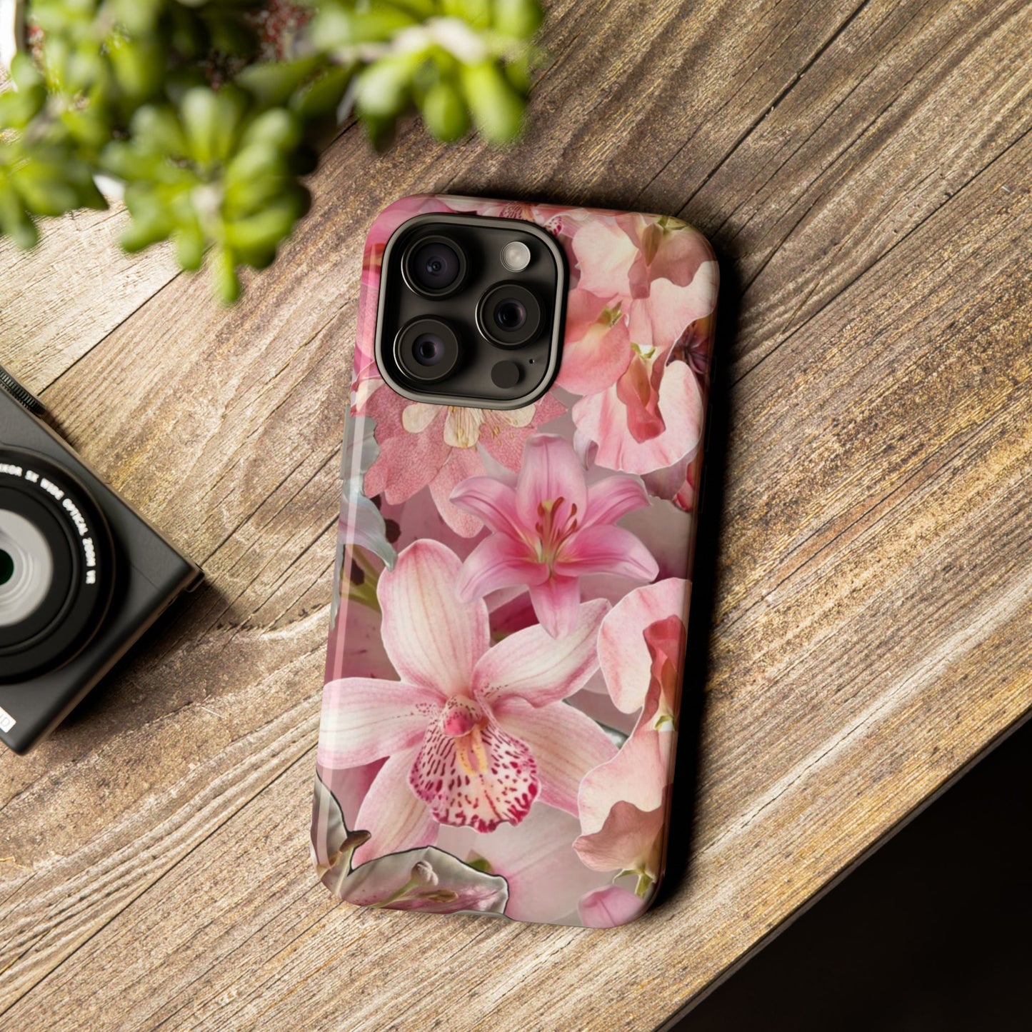 Phone Case - Matte & Glossy Tough Case Lily Flowers