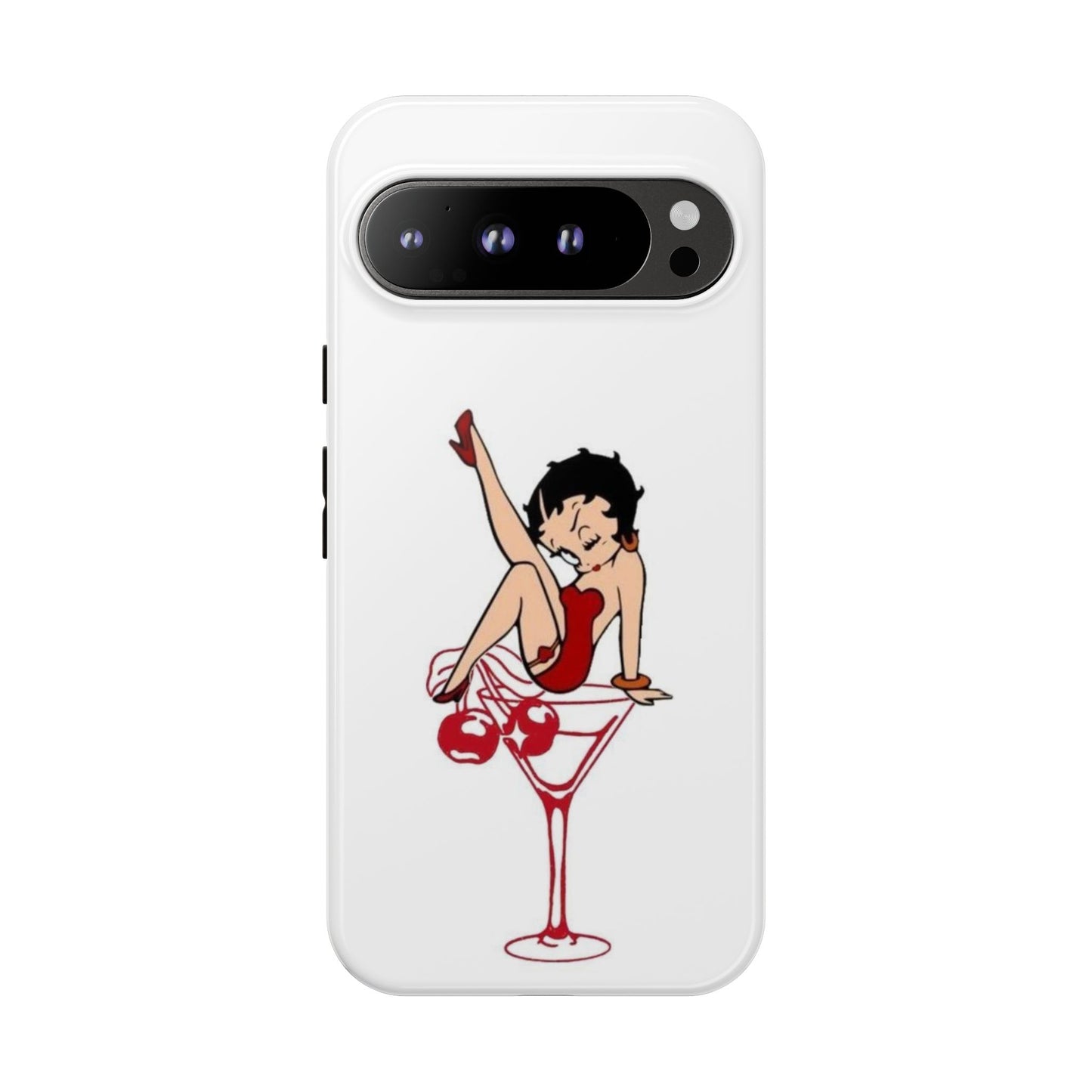 Betty Boop Martini Phone Case - Stylish Tough Cases for Fun Lovers