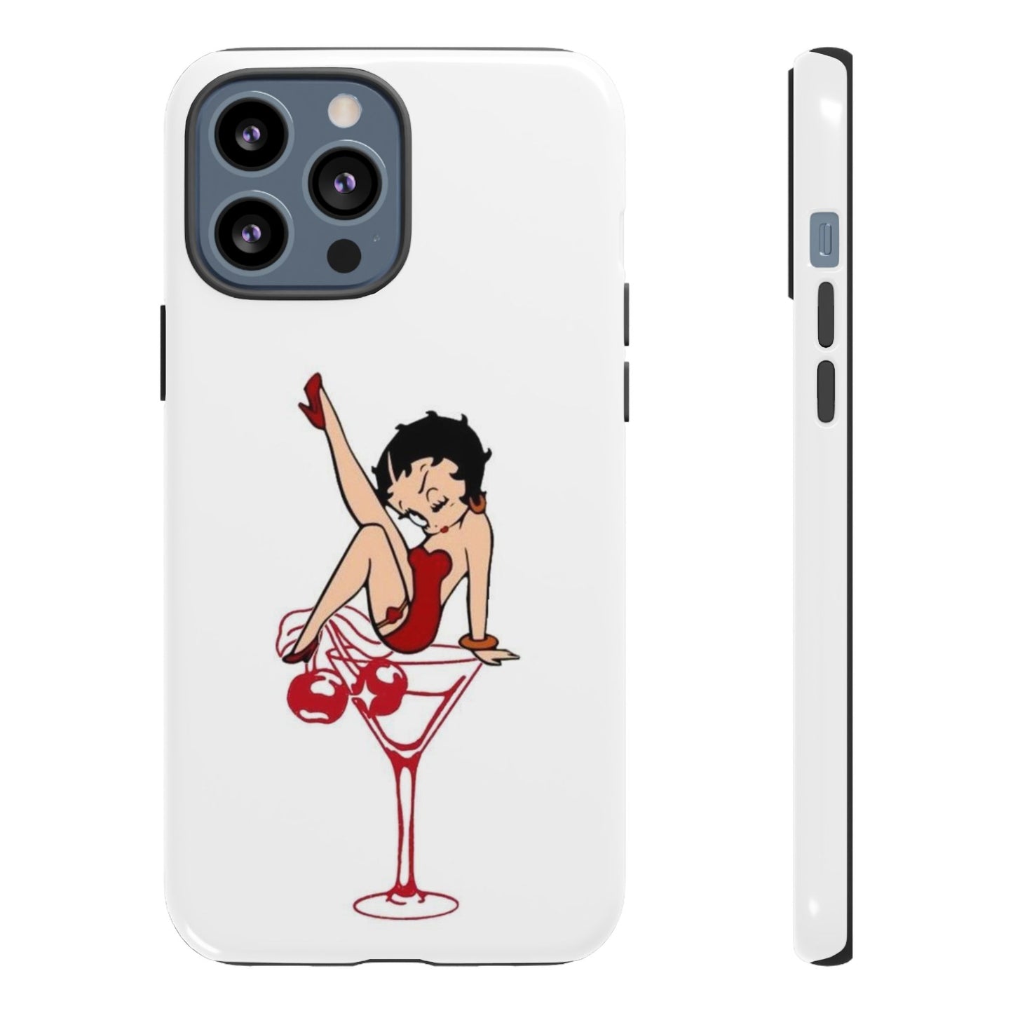 Betty Boop Martini Phone Case - Stylish Tough Cases for Fun Lovers