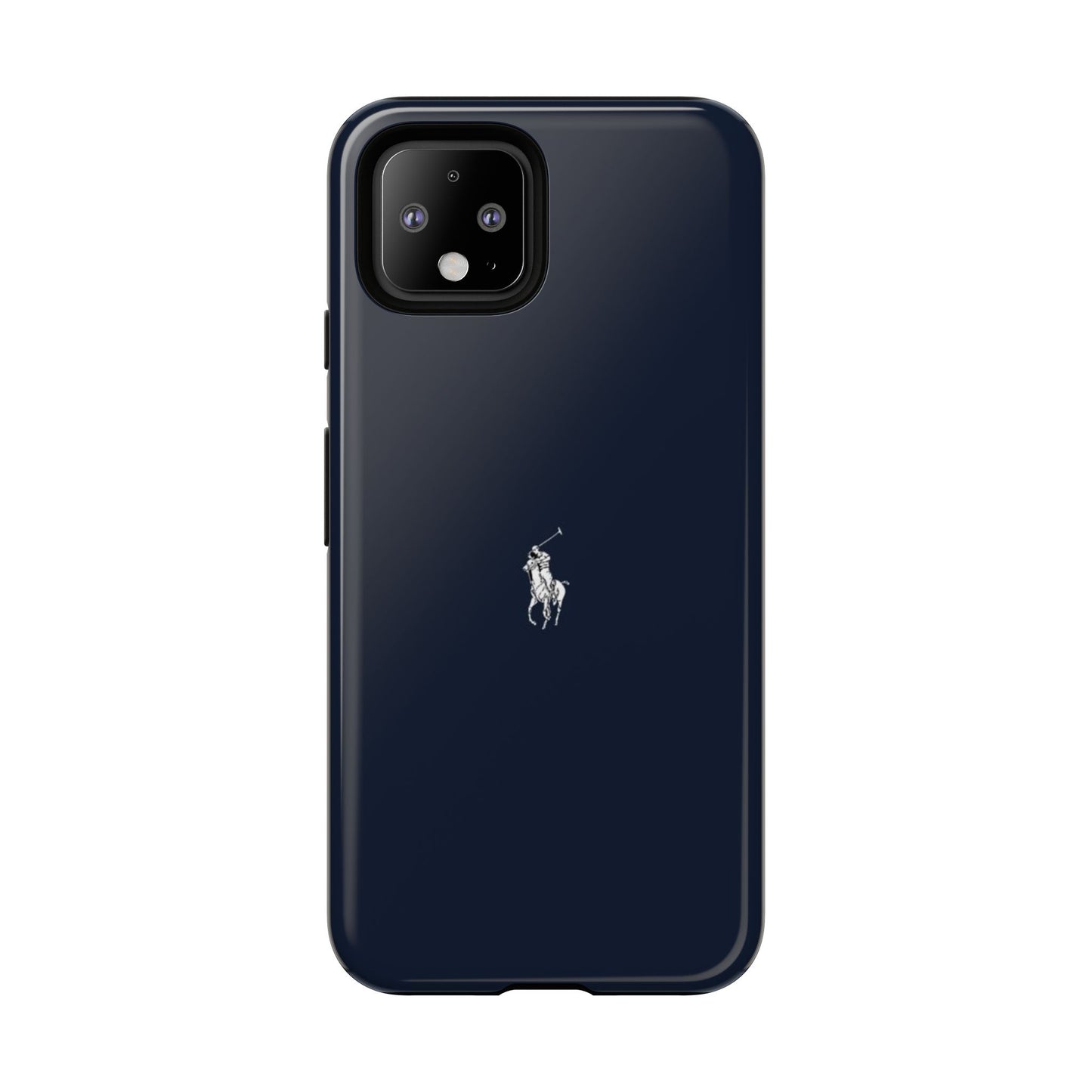 Navy Polo Logo Tough Phone Case — Slim Protective iPhone Cover