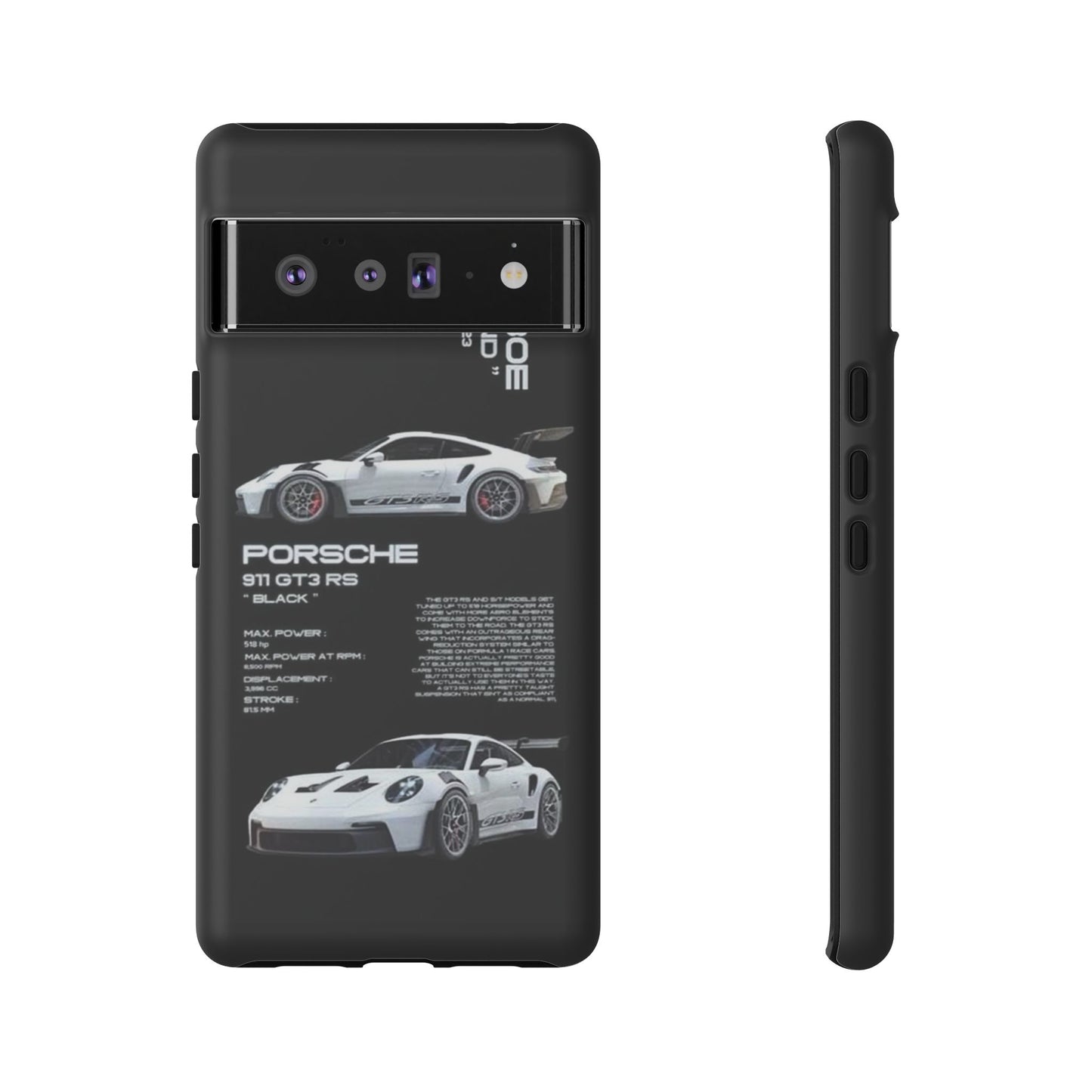 Porsche Phone Case, Tough Car Case, Automotive Gift, Racing Enthusiast Accessory, Stylish Smartphone Protection