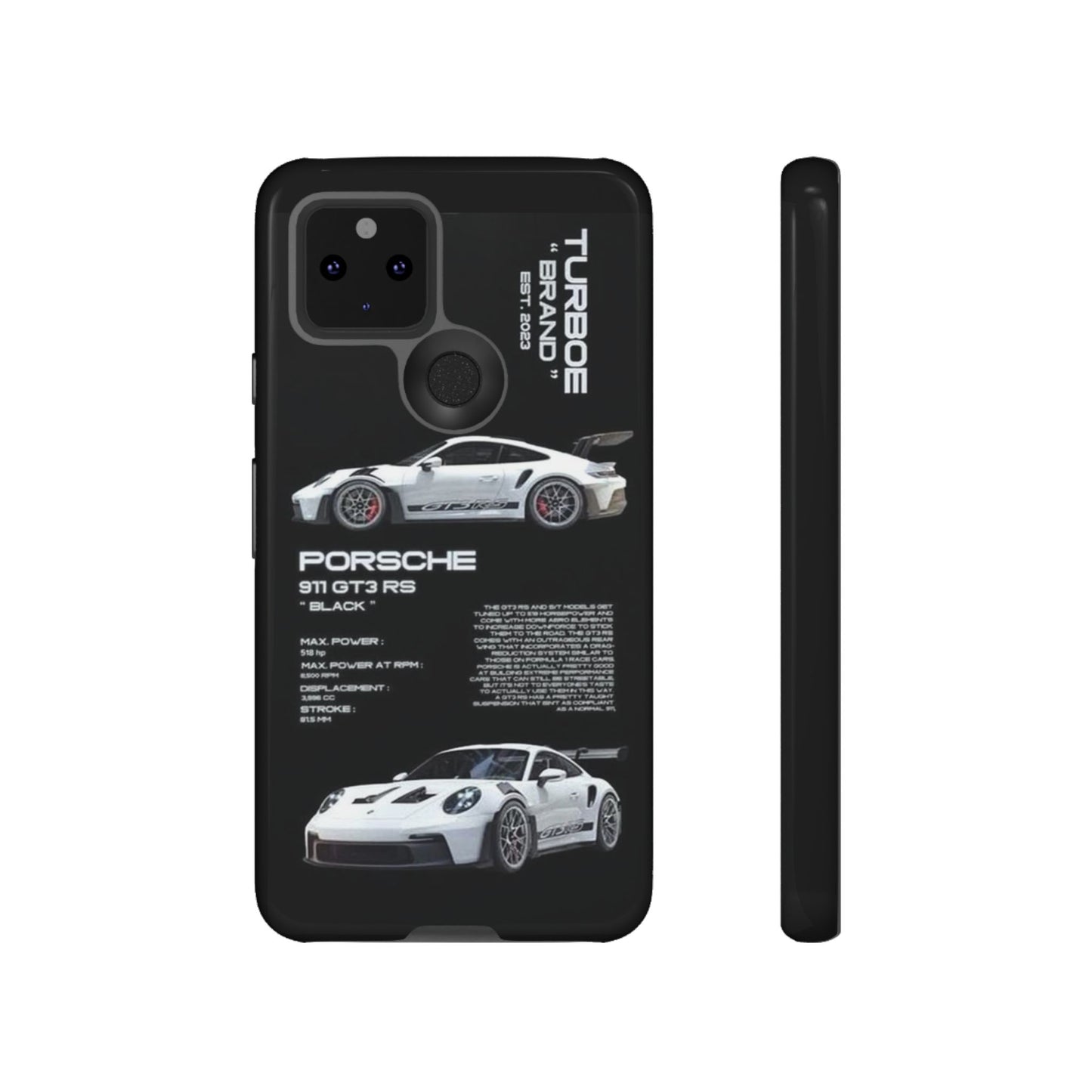 Porsche Phone Case, Tough Car Case, Automotive Gift, Racing Enthusiast Accessory, Stylish Smartphone Protection