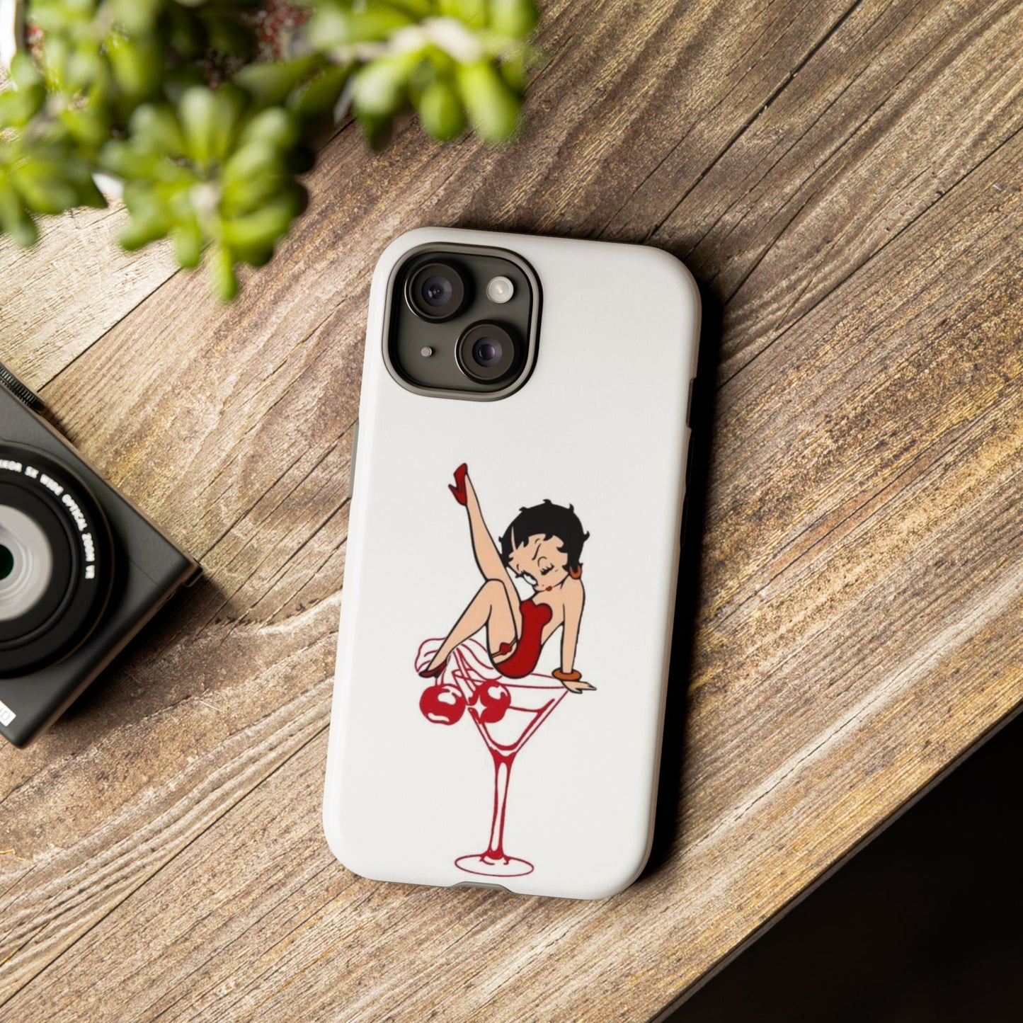 Betty Boop Martini Phone Case - Stylish Tough Cases for Fun Lovers