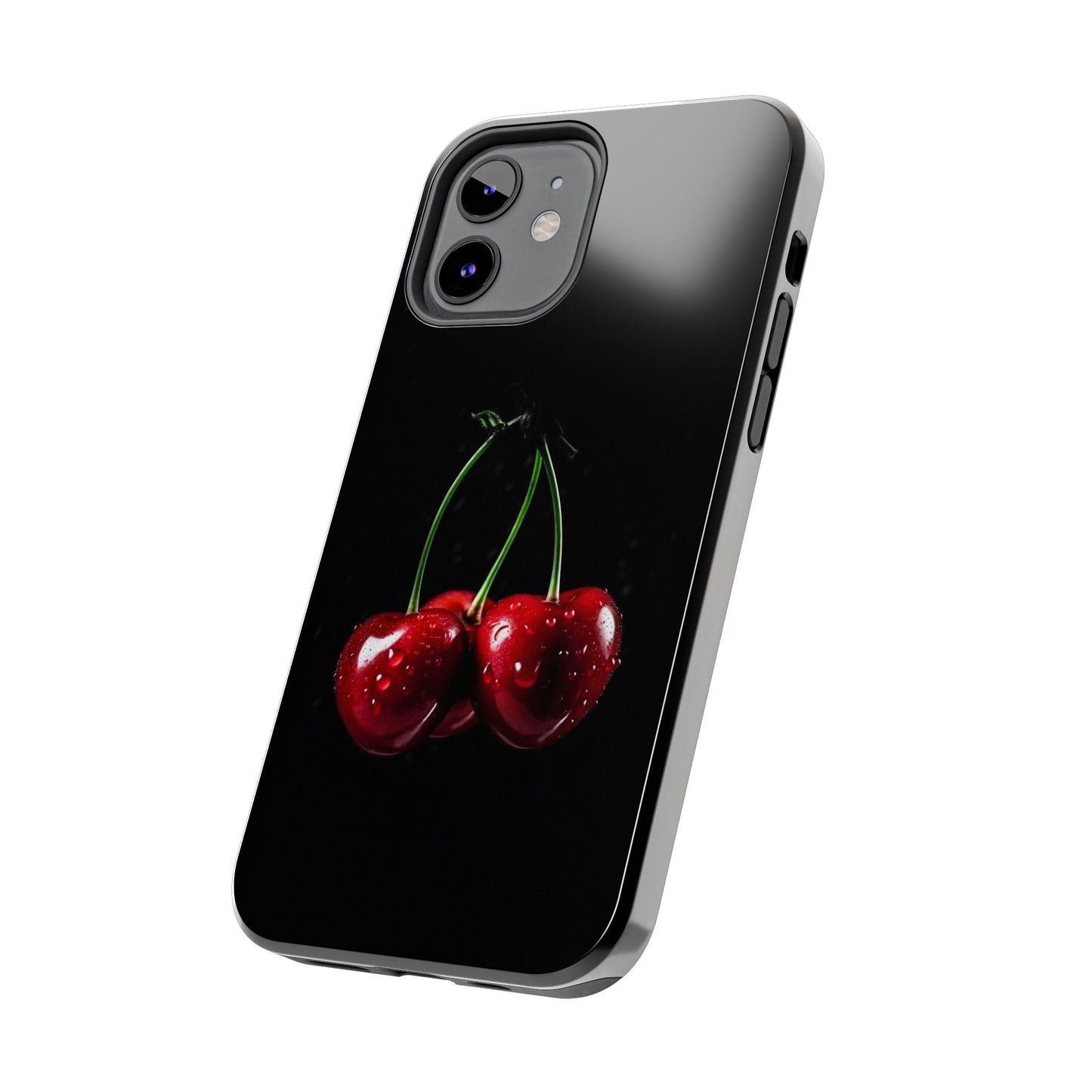 Cherry Splash Tough Phone Case - Durable, Stylish Protection