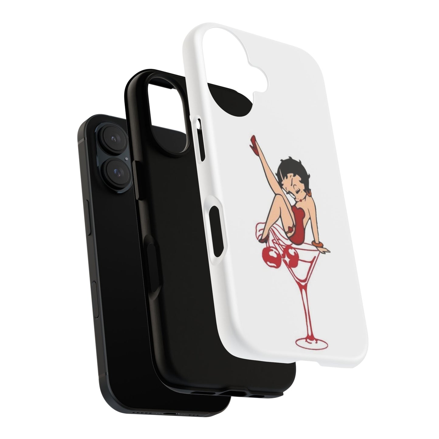 Betty Boop Martini Phone Case - Stylish Tough Cases for Fun Lovers