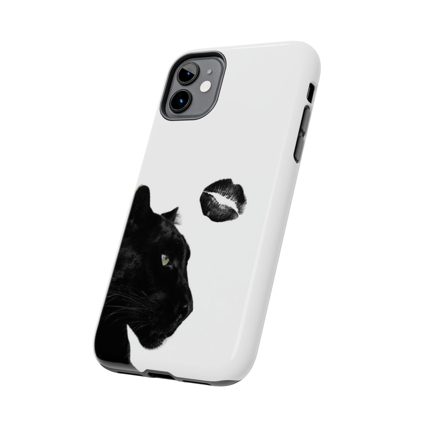 Elegant Panther Design Tough Phone Case - Stylish Protection for Animal Lovers