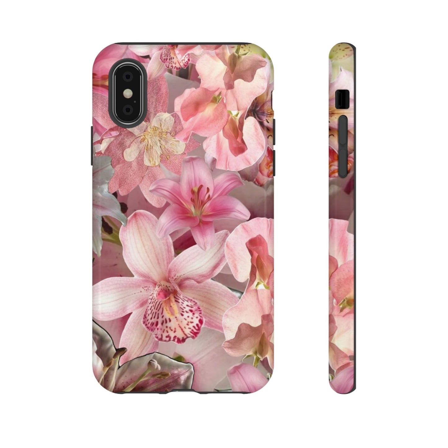 Phone Case - Matte & Glossy Tough Case Lily Flowers