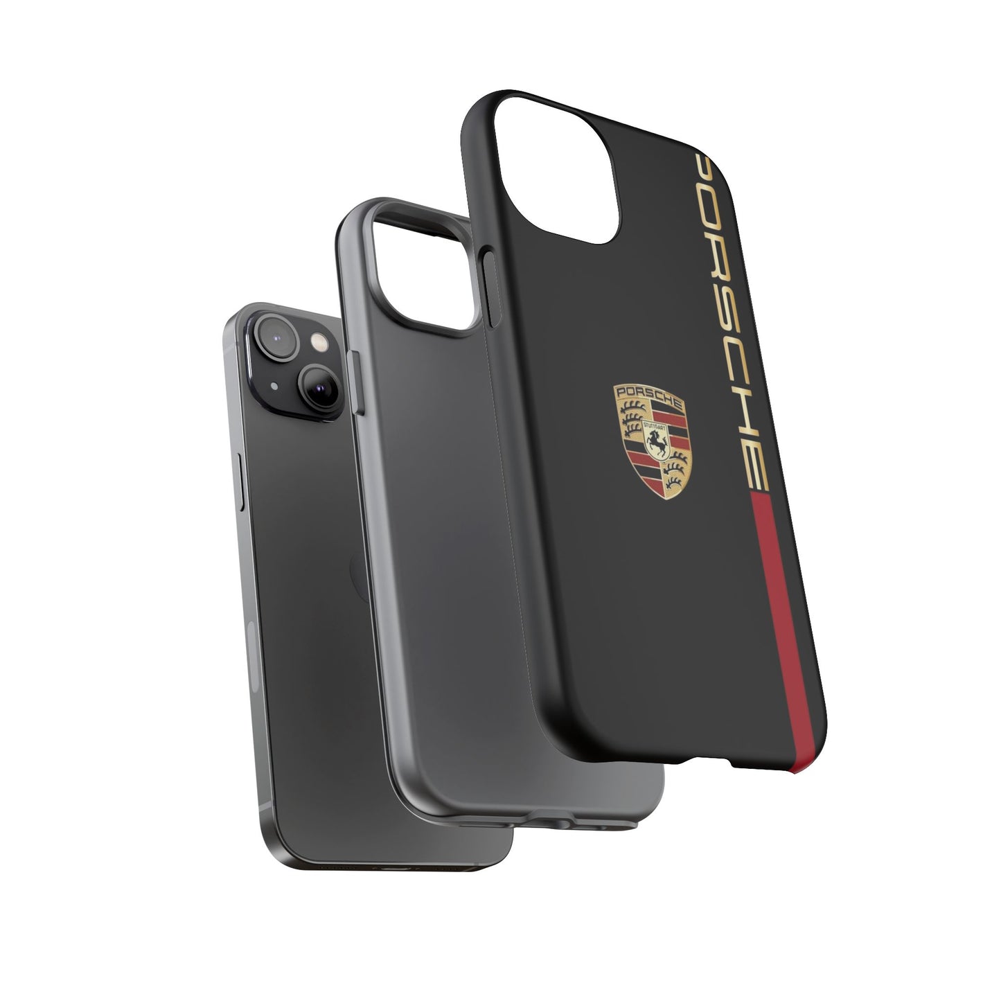 Porsche Tough Phone Case, Durable Car Lover Accessory, Protective Cover, Gift for Auto Enthusiasts, Racing Themed Phone Accessory