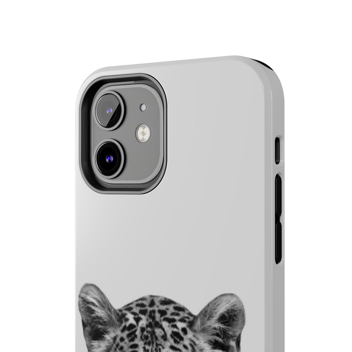Stylish Tough Phone Case with Majestic Leopard Design