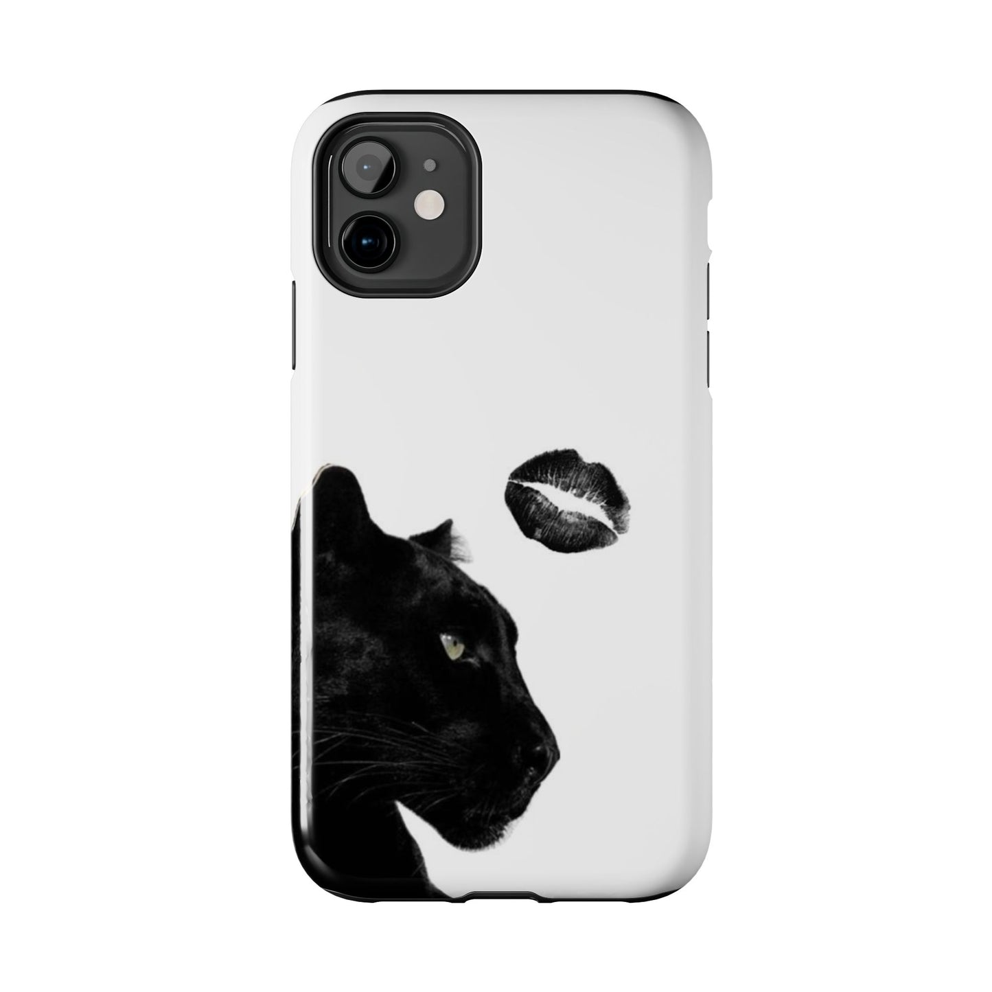 Elegant Panther Design Tough Phone Case - Stylish Protection for Animal Lovers