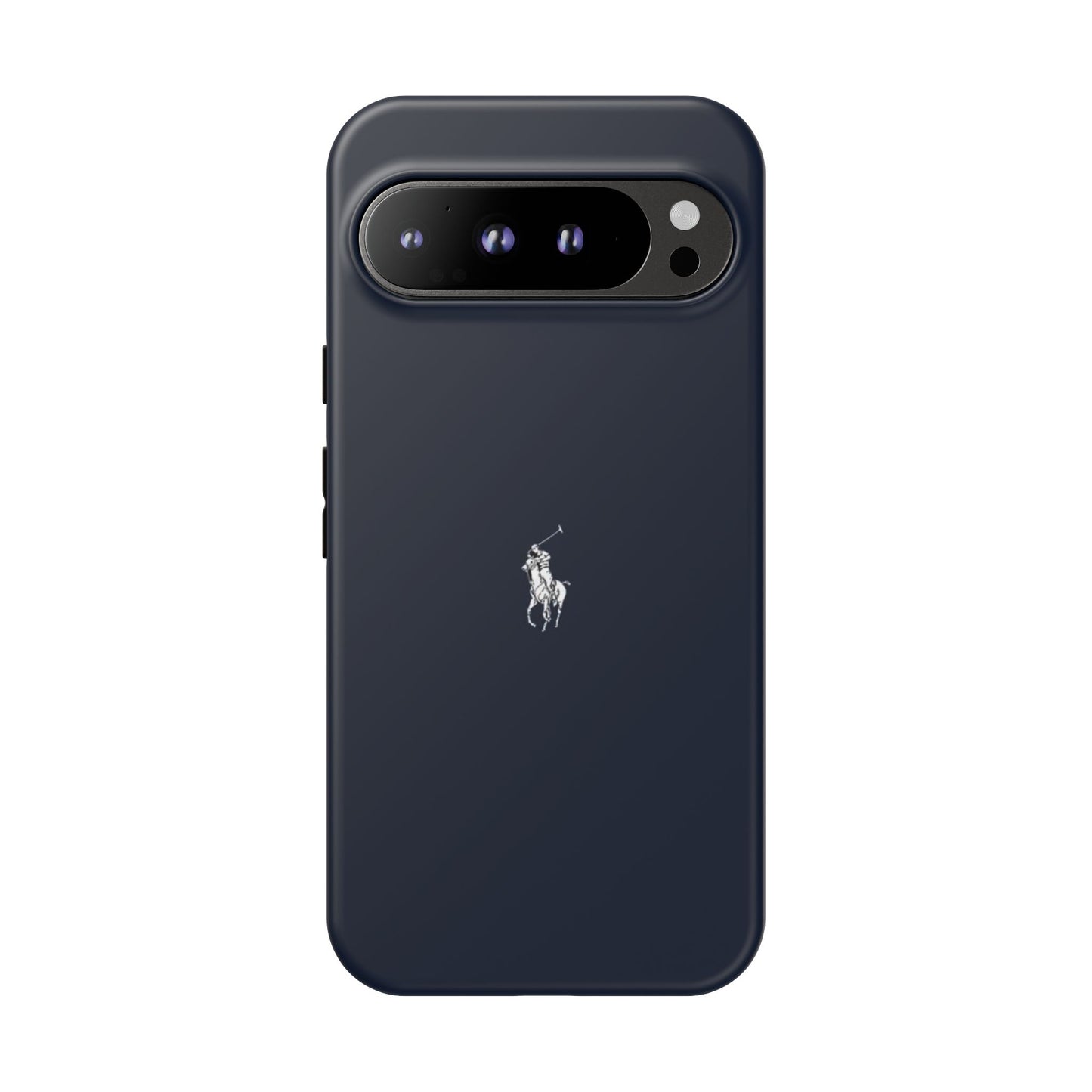Navy Polo Logo Tough Phone Case — Slim Protective iPhone Cover