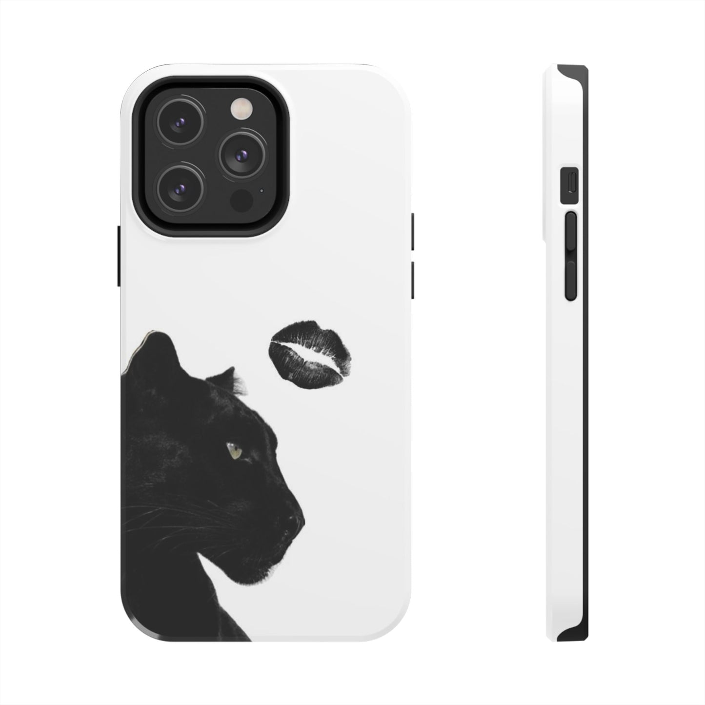 Elegant Panther Design Tough Phone Case - Stylish Protection for Animal Lovers