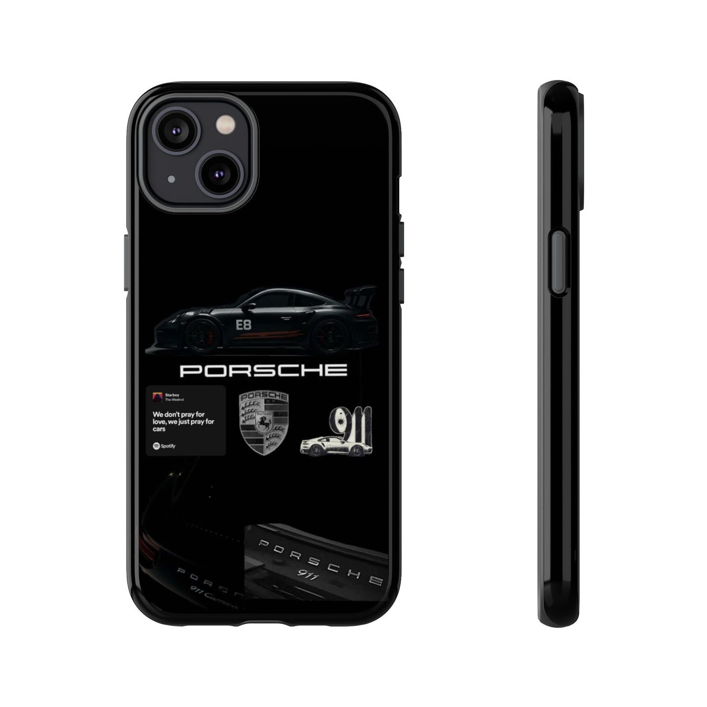 Porsche Phone Case, Tough Phone Cover, Stylish Car Accessories, Durable Smartphone Case, Gifts for Car Enthusiasts, Automotive Decor