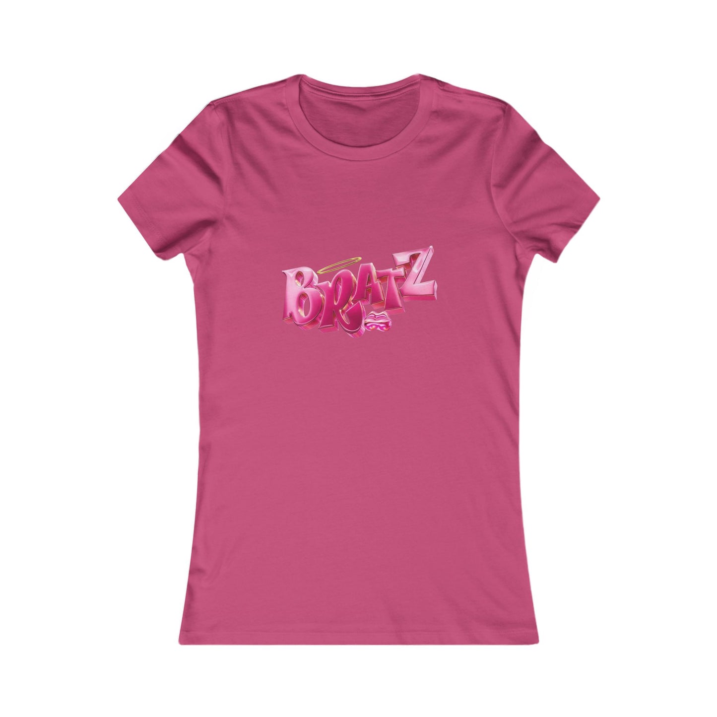 Bratz-Inspired Women's Favorite Tee, Trendy Graphic T-Shirt, Casual Wear, Birthday Gift, Stylish Everyday Top, Unique Fashion Statement