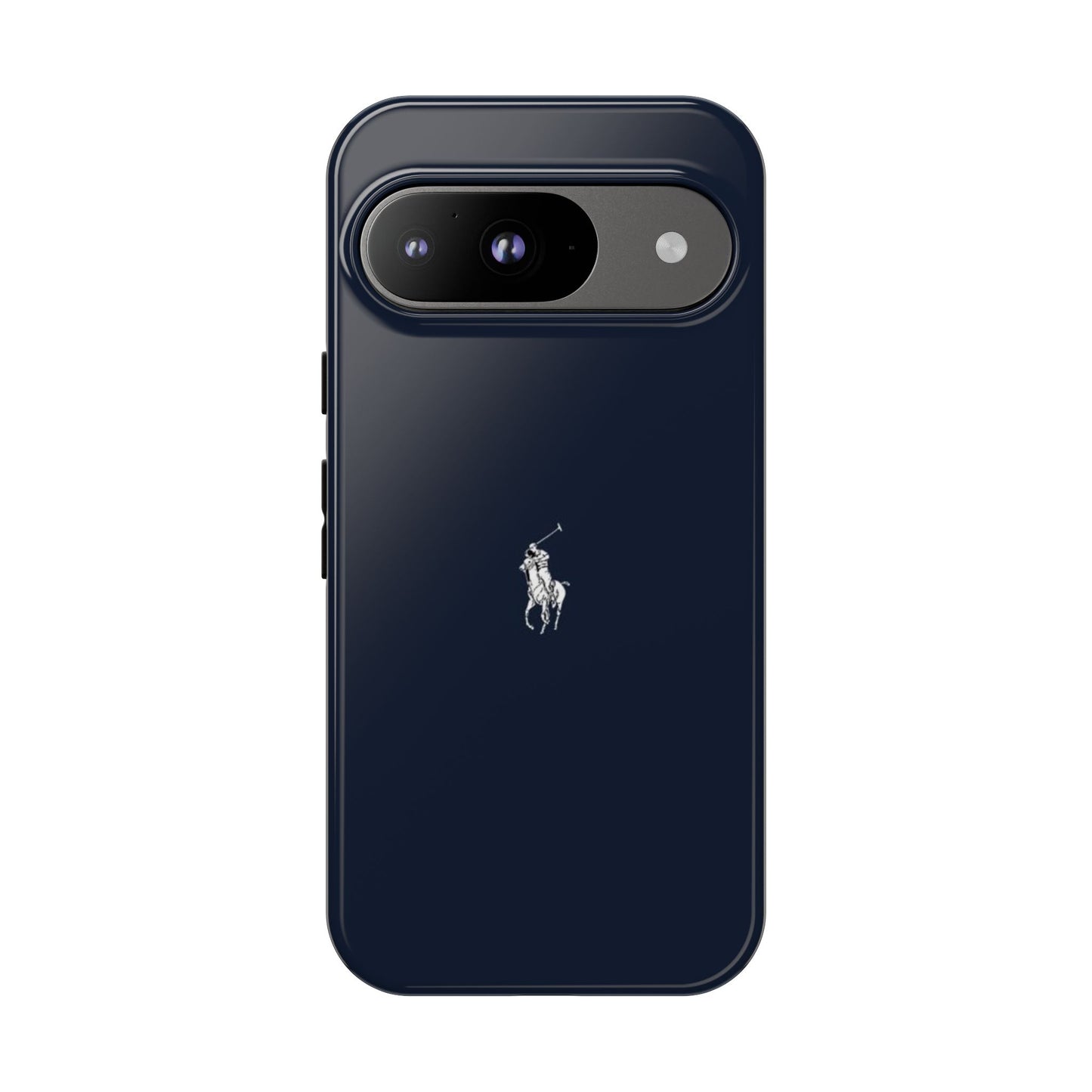 Navy Polo Logo Tough Phone Case — Slim Protective iPhone Cover