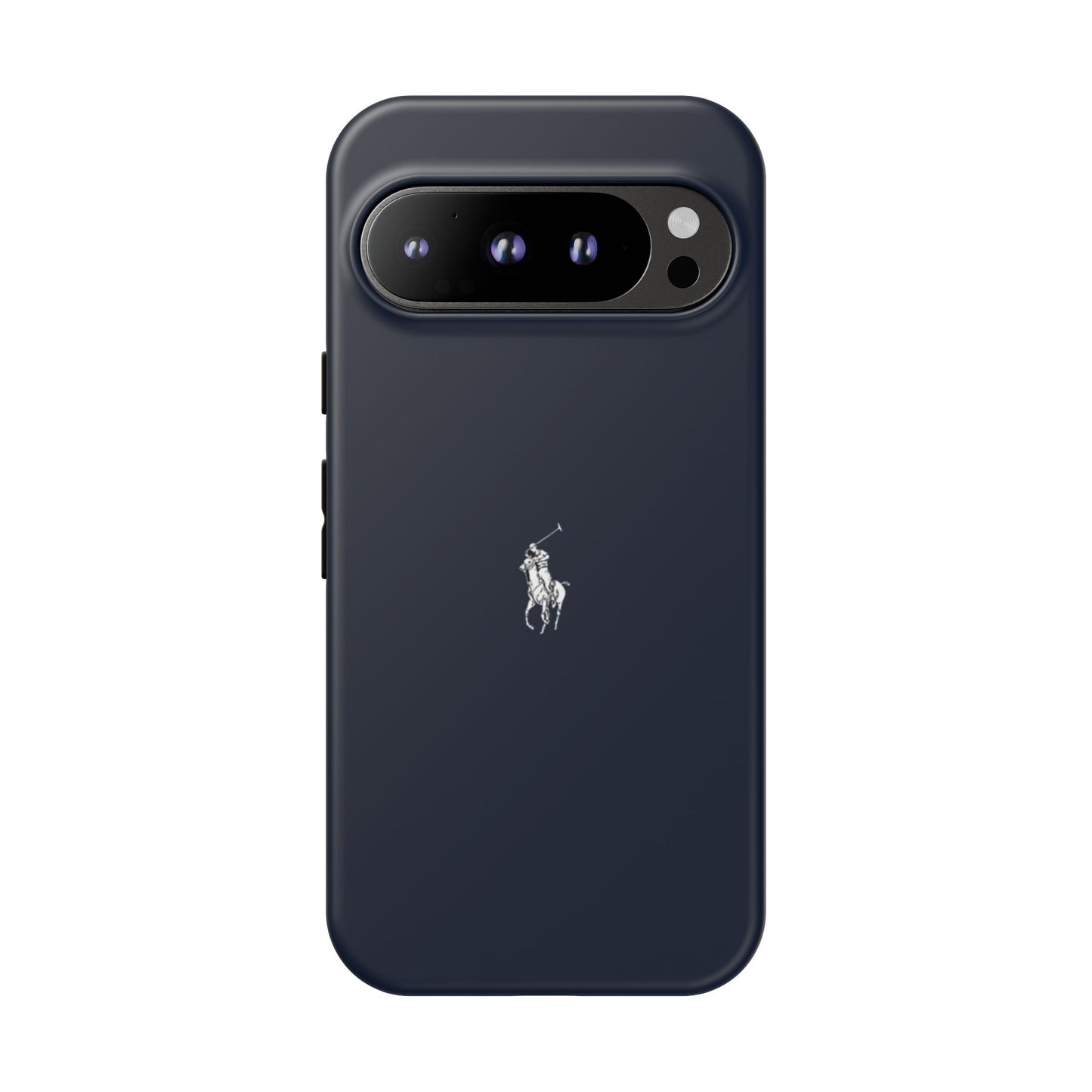 Navy Polo Logo Tough Phone Case — Slim Protective iPhone Cover