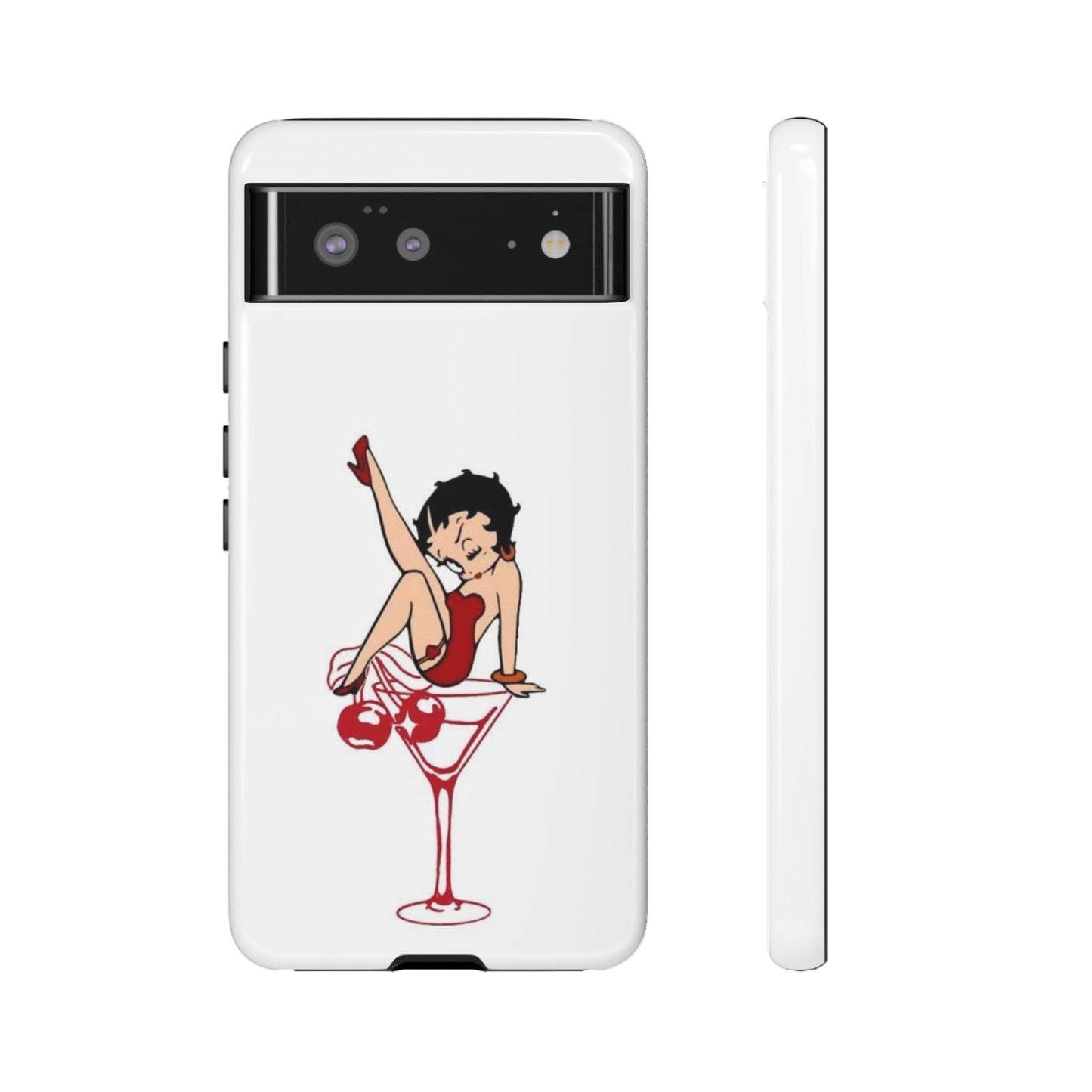 Betty Boop Martini Phone Case - Stylish Tough Cases for Fun Lovers