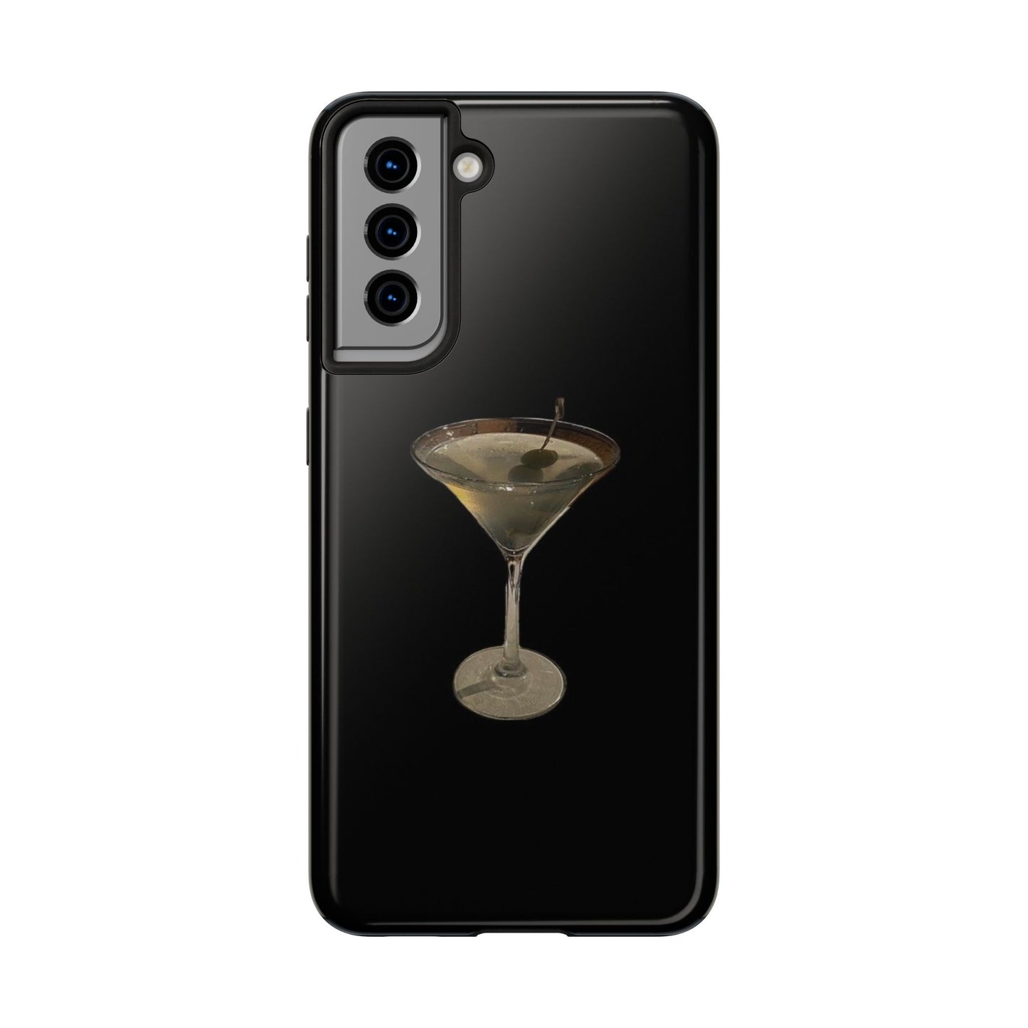 Stylish Martini Tough Phone Case - Perfect for Cocktail Lovers