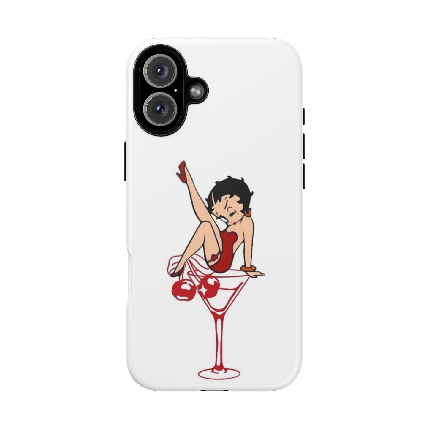 Betty Boop Martini Phone Case - Stylish Tough Cases for Fun Lovers