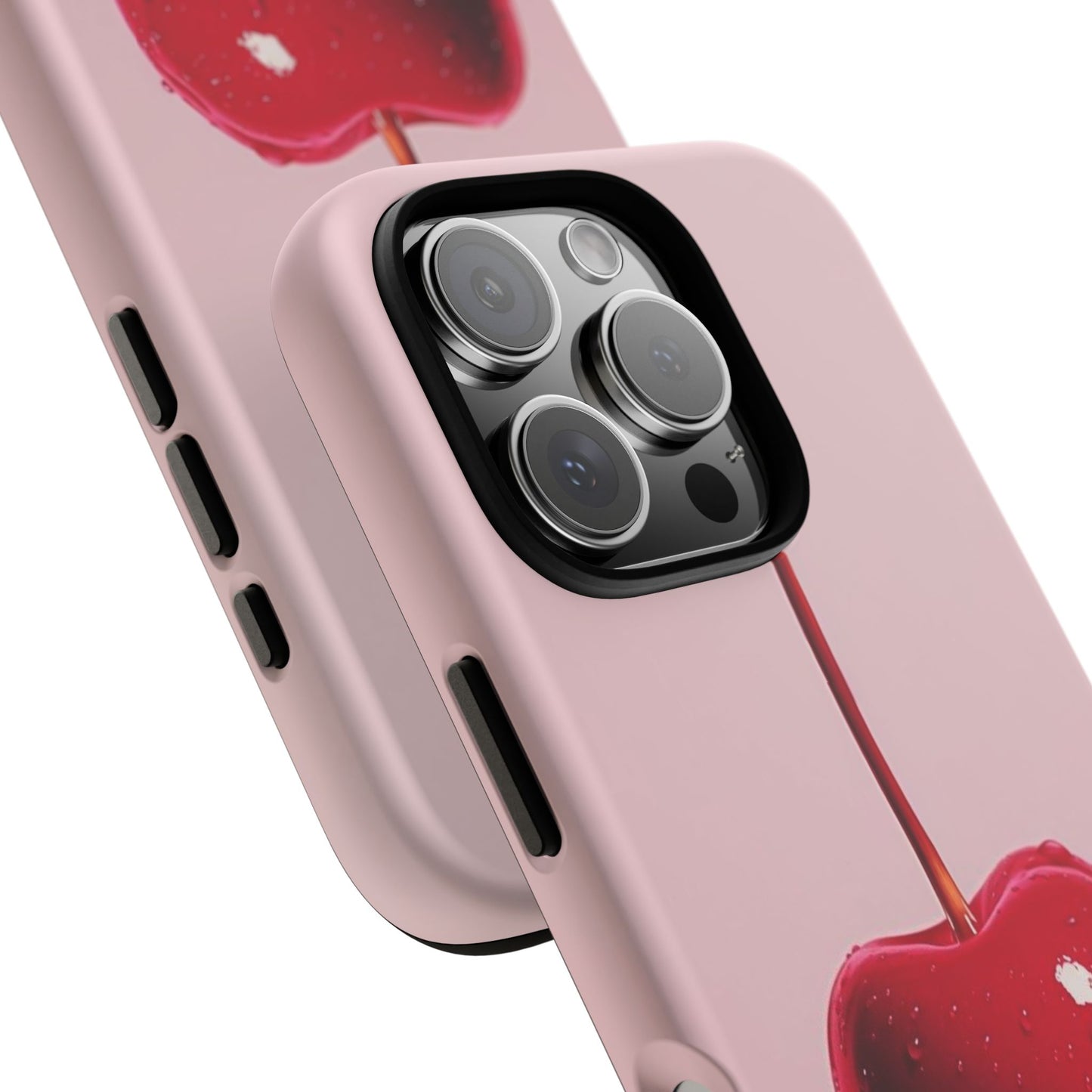 Cherry Drip Phone Case, Tough Phone Cover, Cute Cherry Accessory, Trendy Mobile Case, Kawaii Phone Case, Gift for Her