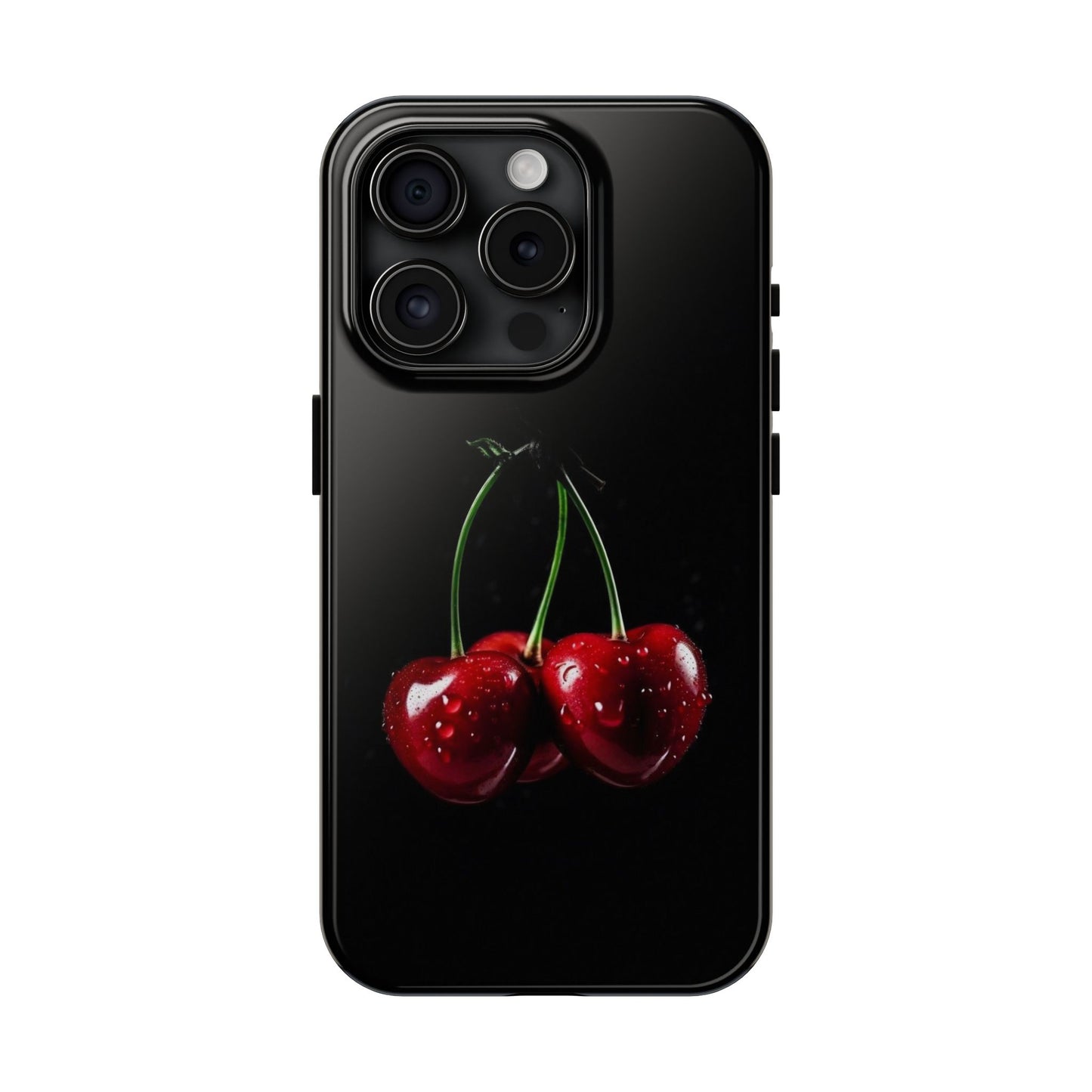 Cherry Splash Tough Phone Case - Durable, Stylish Protection