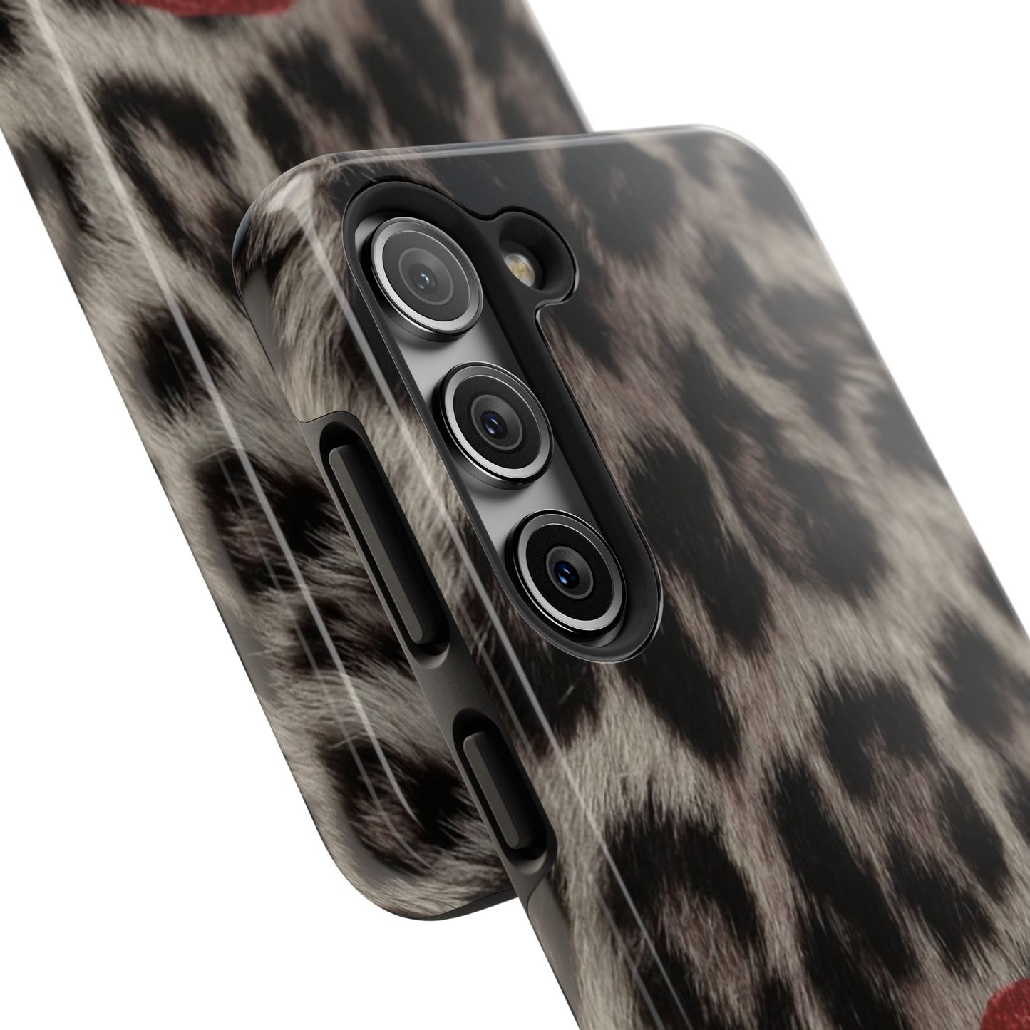 Wild Kiss Leopard Print Phone Case - Tough, Stylish Protection for Trendsetters