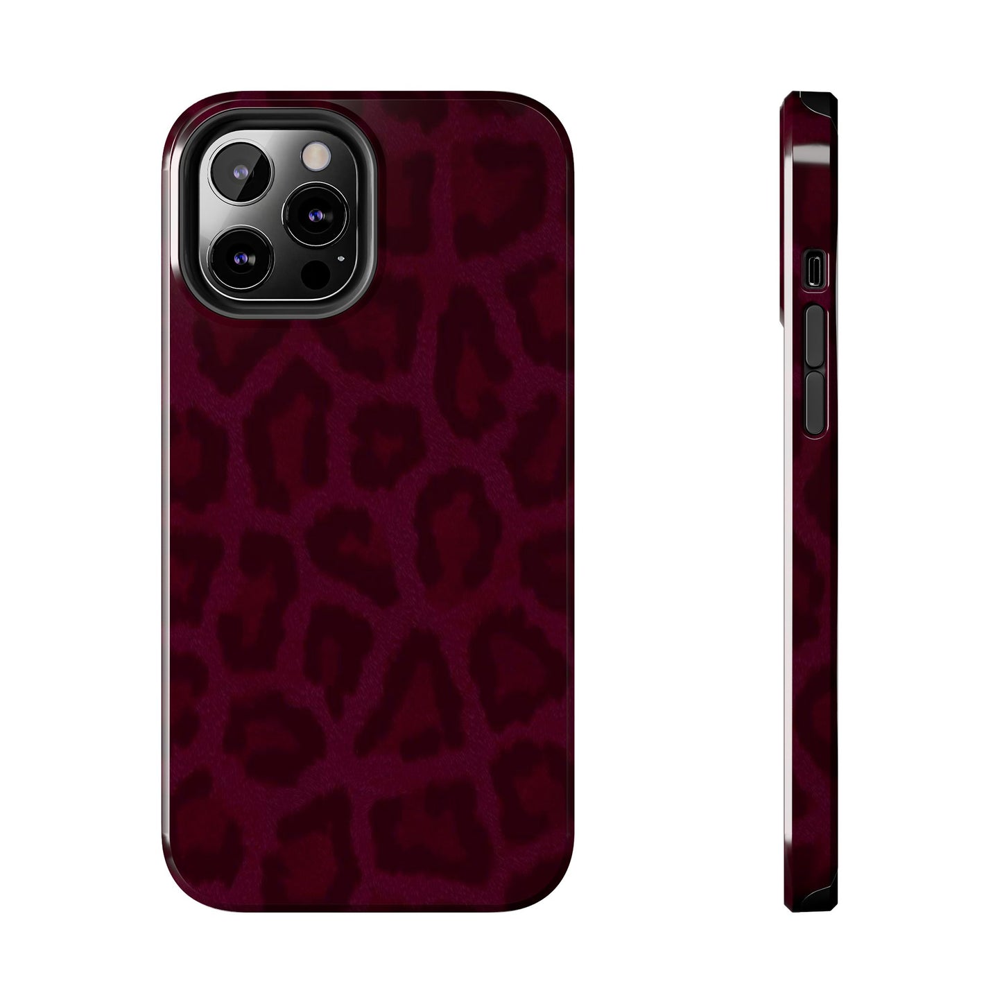 Chic Leopard Print Tough Phone Cases - Stylish Protection for Your Device