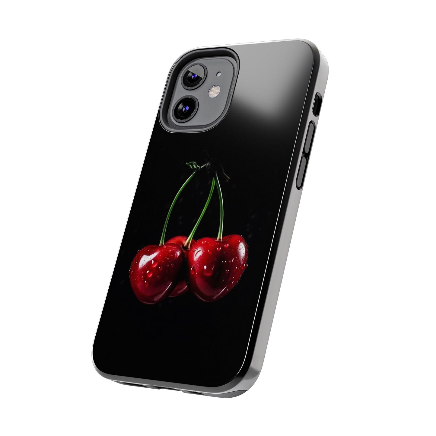 Cherry Splash Tough Phone Case - Durable, Stylish Protection