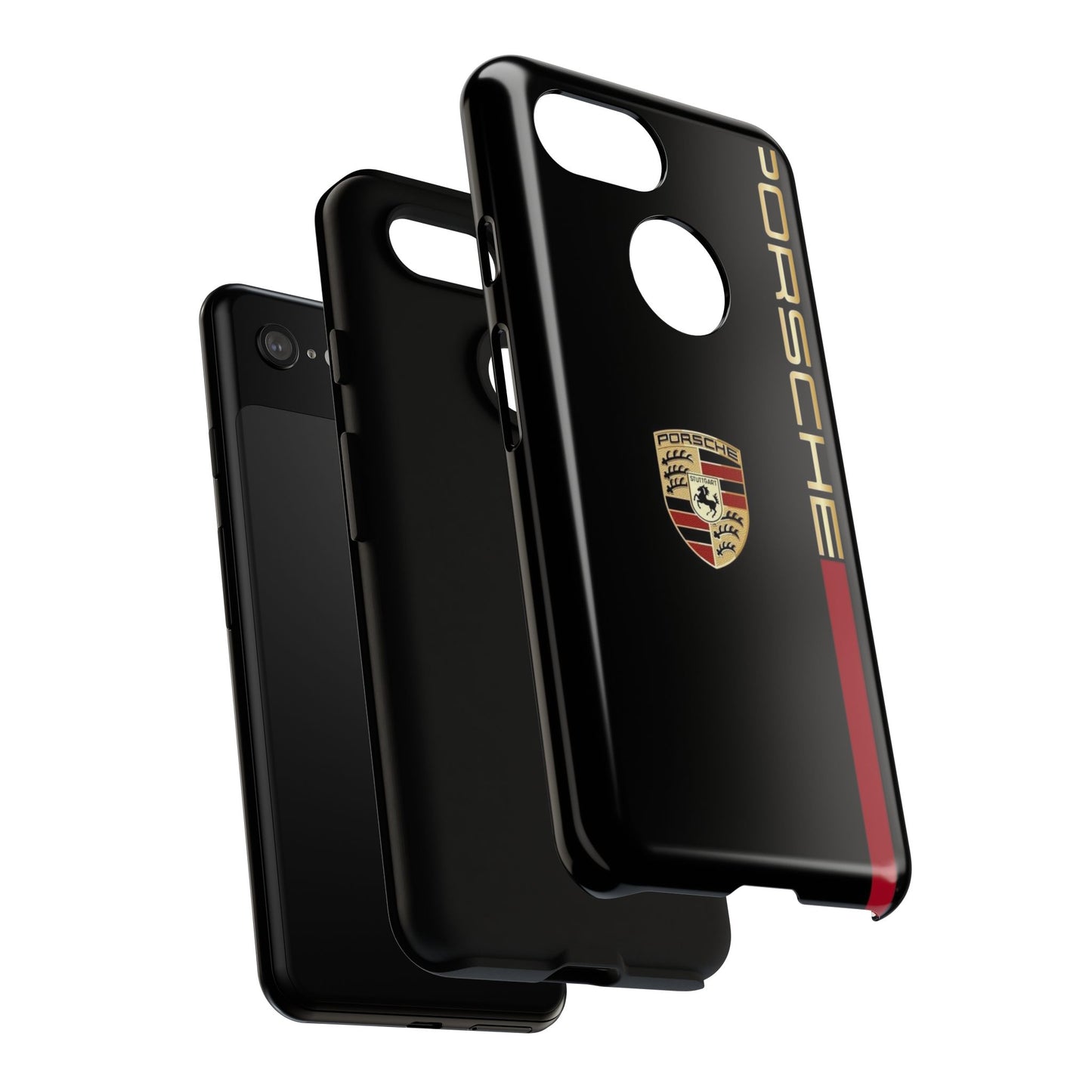Porsche Tough Phone Case, Durable Car Lover Accessory, Protective Cover, Gift for Auto Enthusiasts, Racing Themed Phone Accessory