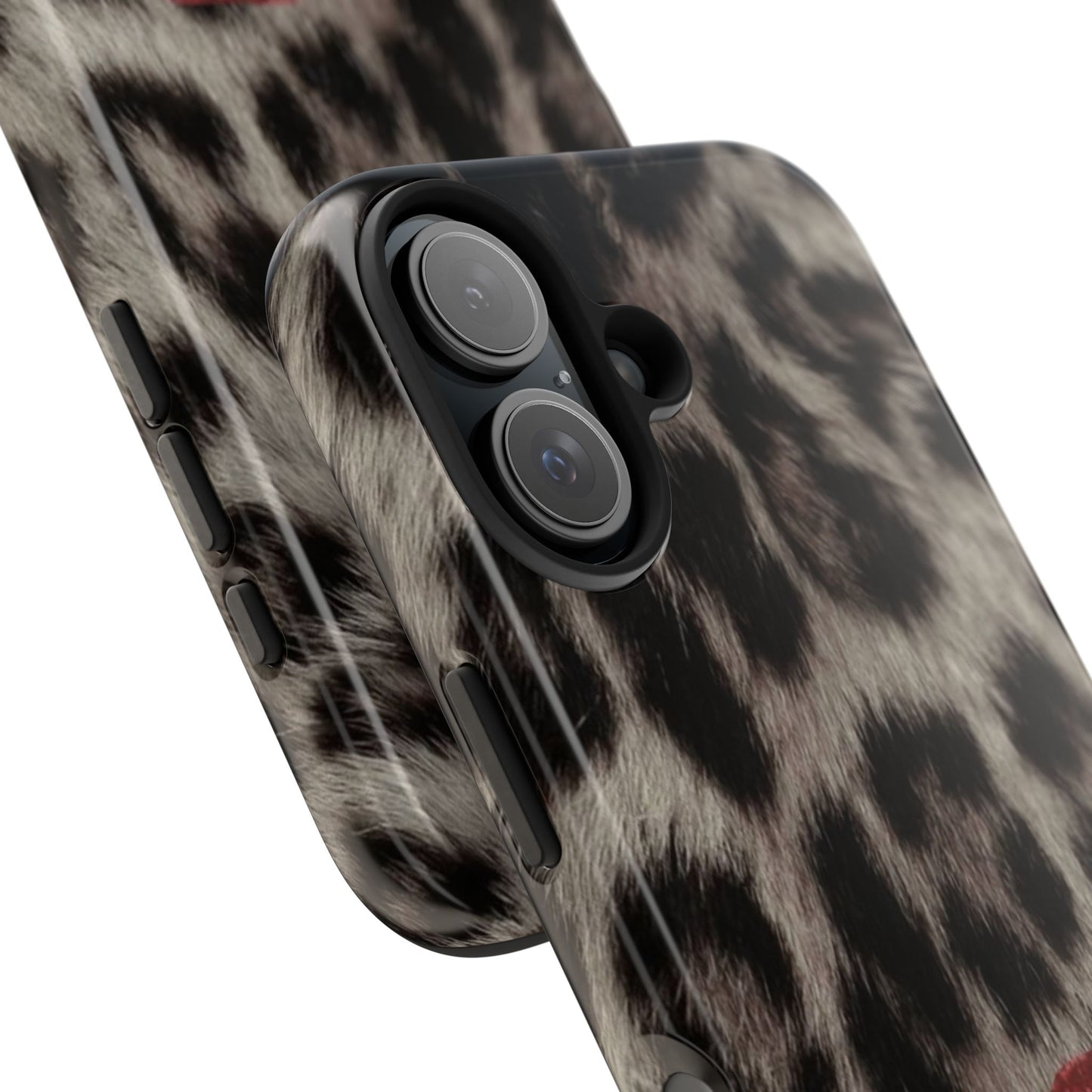 Wild Kiss Leopard Print Phone Case - Tough, Stylish Protection for Trendsetters