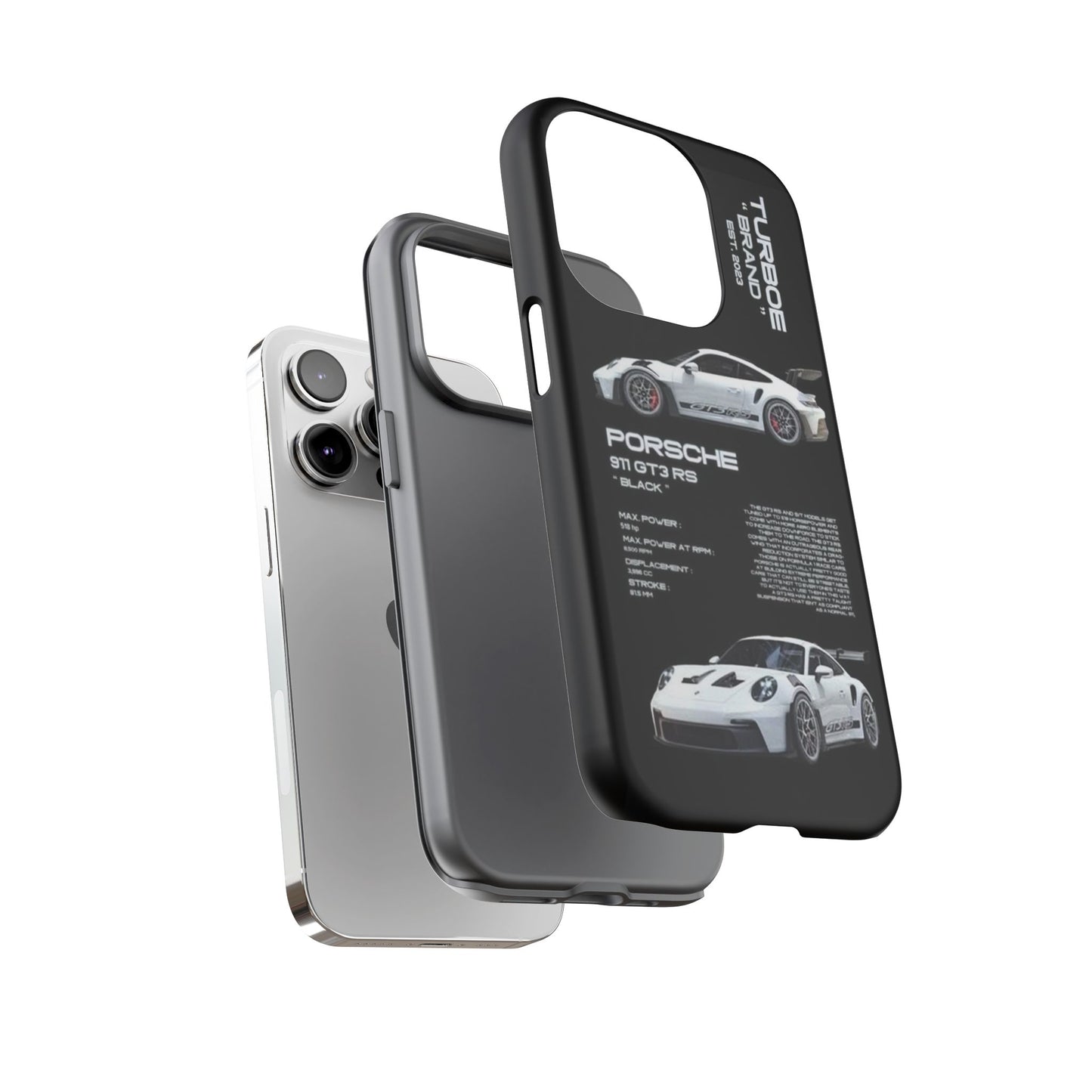 Porsche Phone Case, Tough Car Case, Automotive Gift, Racing Enthusiast Accessory, Stylish Smartphone Protection