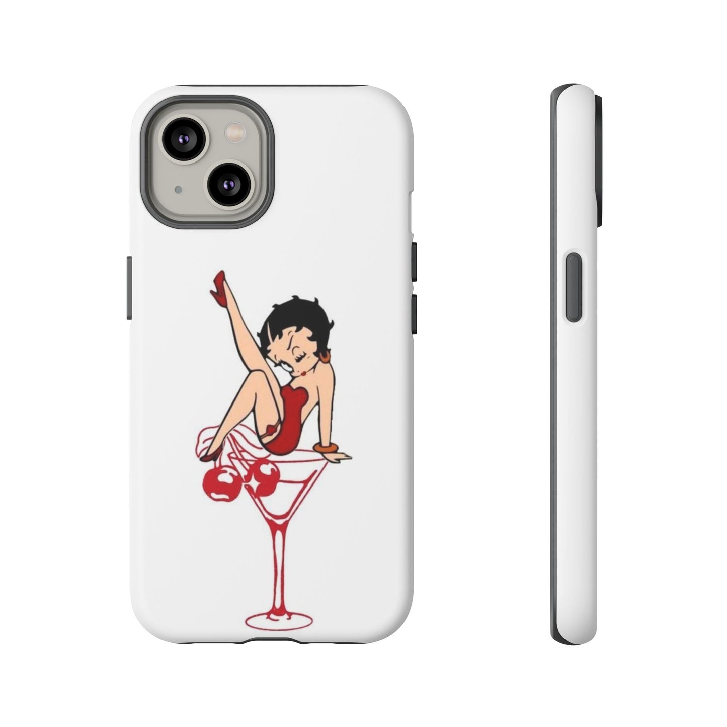 Betty Boop Martini Phone Case - Stylish Tough Cases for Fun Lovers