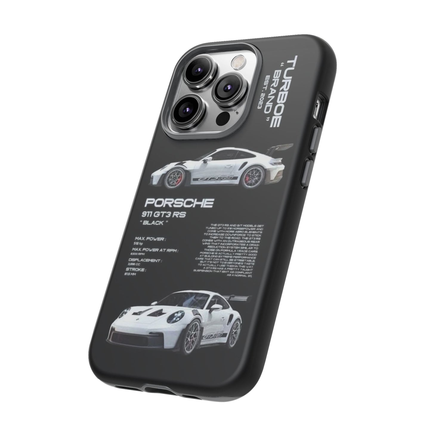 Porsche Phone Case, Tough Car Case, Automotive Gift, Racing Enthusiast Accessory, Stylish Smartphone Protection