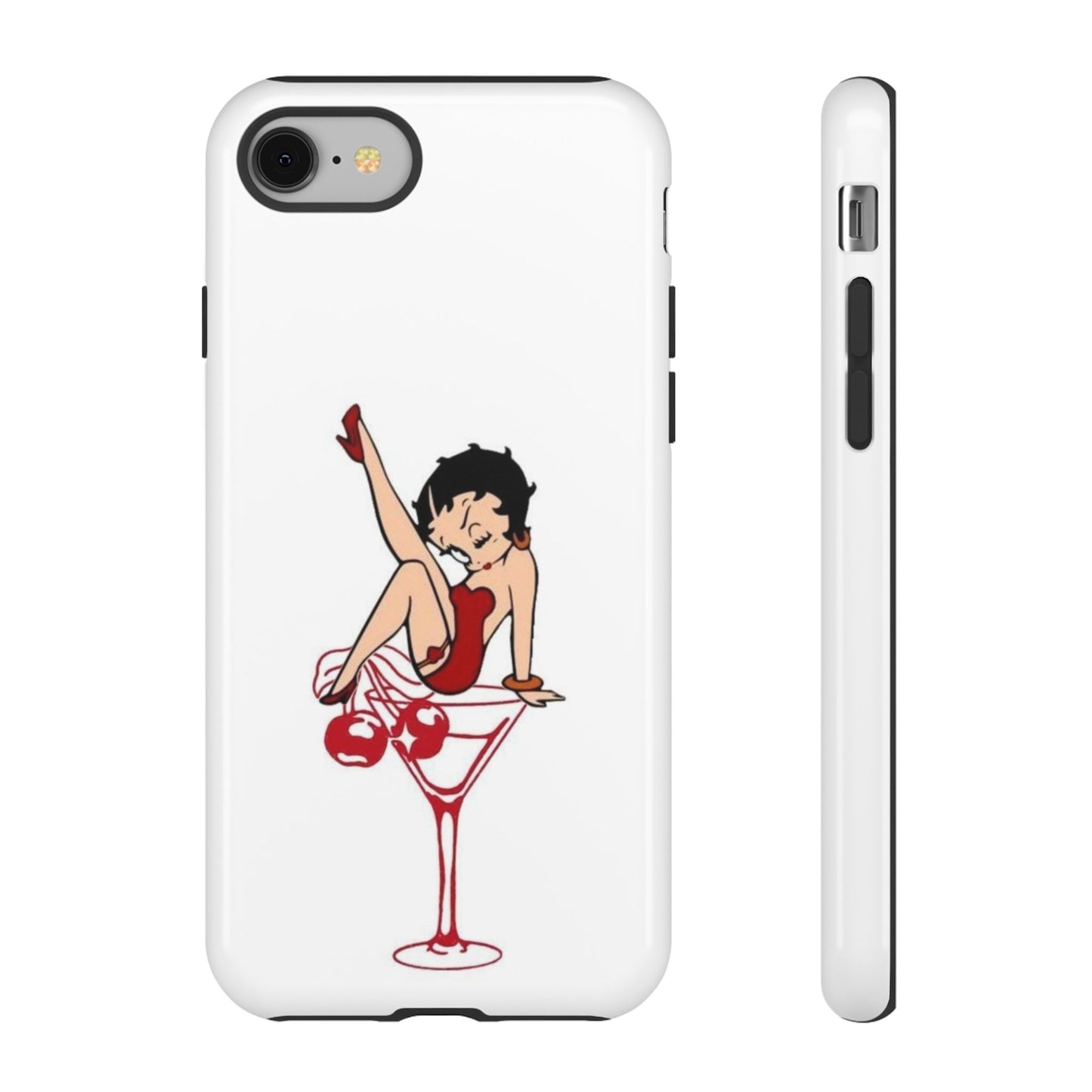 Betty Boop Martini Phone Case - Stylish Tough Cases for Fun Lovers
