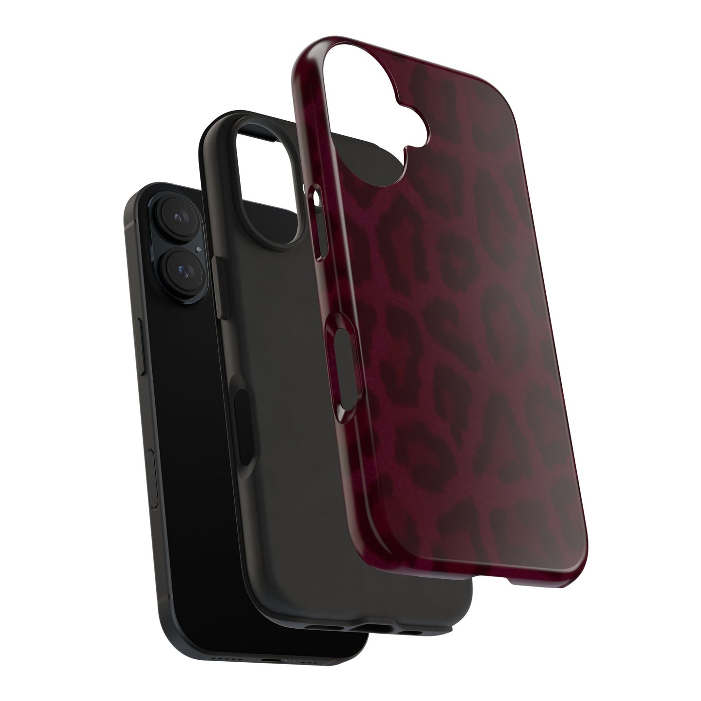 Chic Leopard Print Tough Phone Cases - Stylish Protection for Your Device