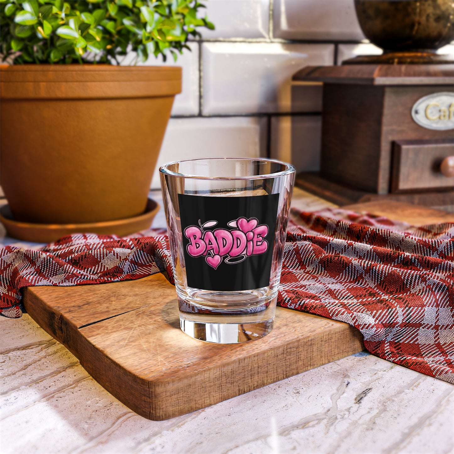 Baddie Shot Glass - Fun Barware for Parties, Unique Gift, Baddie Decor, Birthday Celebrations, Night Out