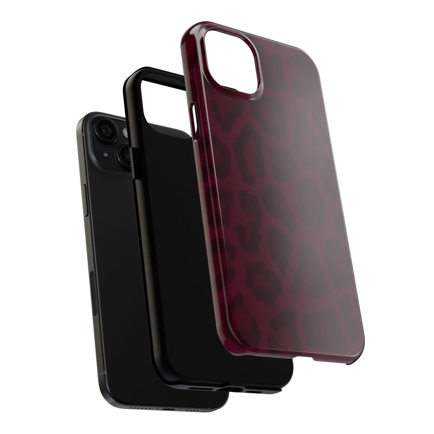 Chic Leopard Print Tough Phone Cases - Stylish Protection for Your Device