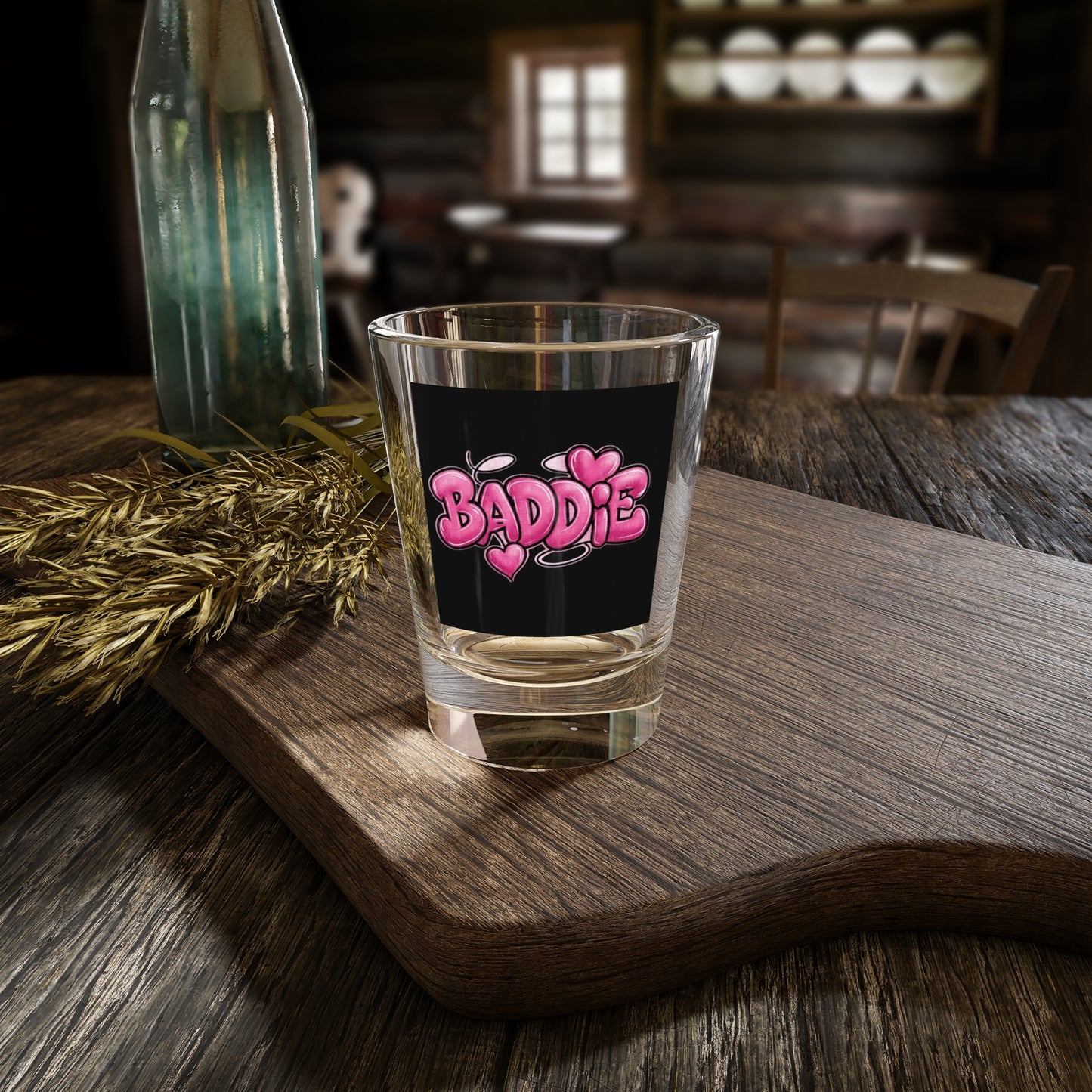 Baddie Shot Glass - Fun Barware for Parties, Unique Gift, Baddie Decor, Birthday Celebrations, Night Out