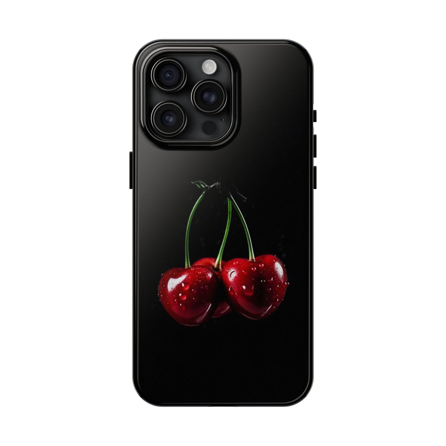 Cherry Splash Tough Phone Case - Durable, Stylish Protection