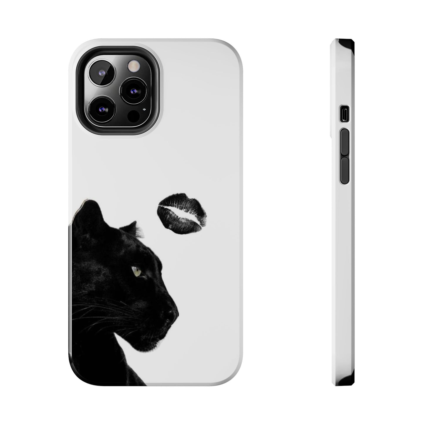 Elegant Panther Design Tough Phone Case - Stylish Protection for Animal Lovers