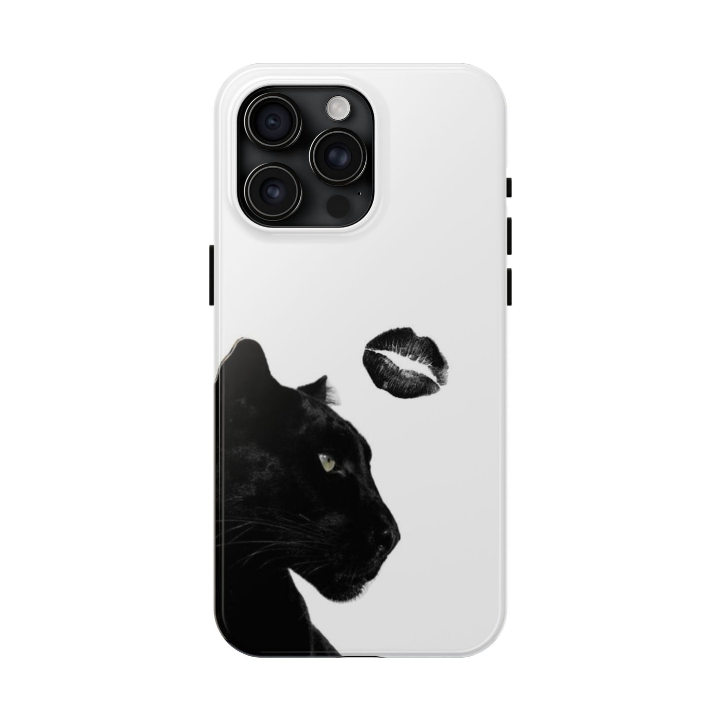 Elegant Panther Design Tough Phone Case - Stylish Protection for Animal Lovers
