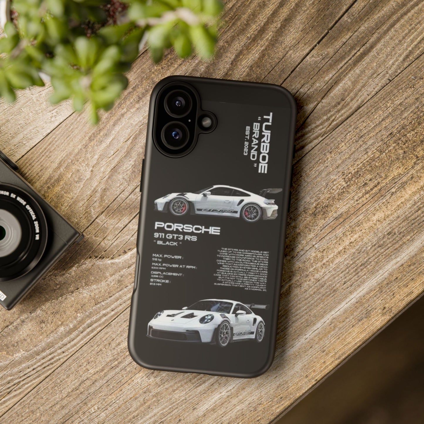Porsche Phone Case, Tough Car Case, Automotive Gift, Racing Enthusiast Accessory, Stylish Smartphone Protection
