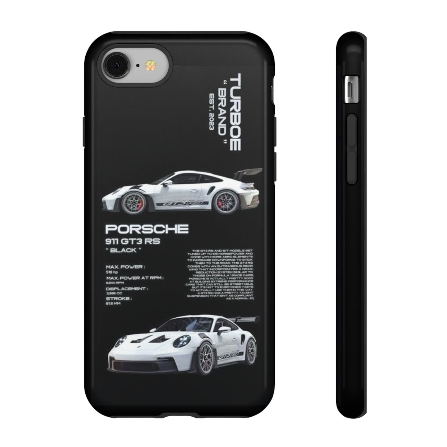Porsche Phone Case, Tough Car Case, Automotive Gift, Racing Enthusiast Accessory, Stylish Smartphone Protection