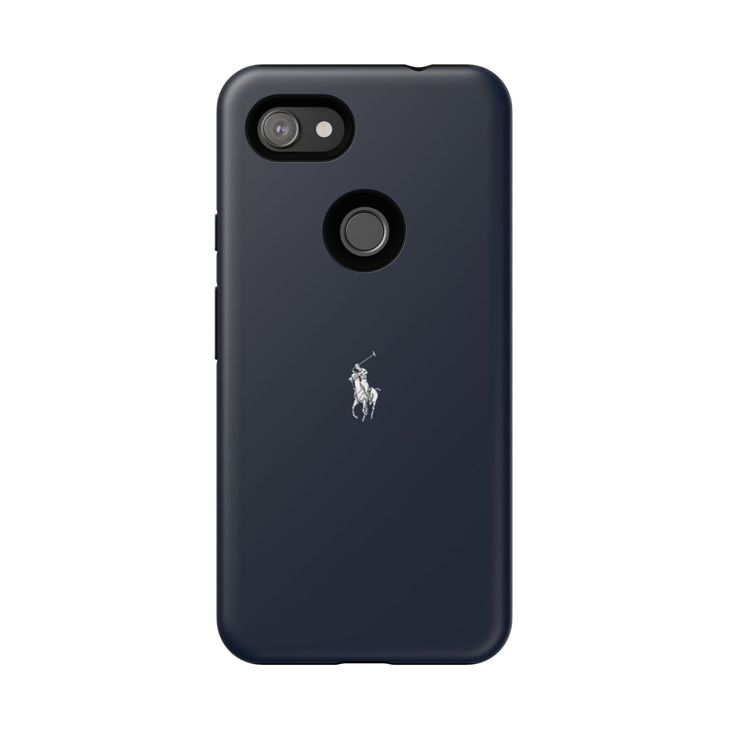 Navy Polo Logo Tough Phone Case — Slim Protective iPhone Cover